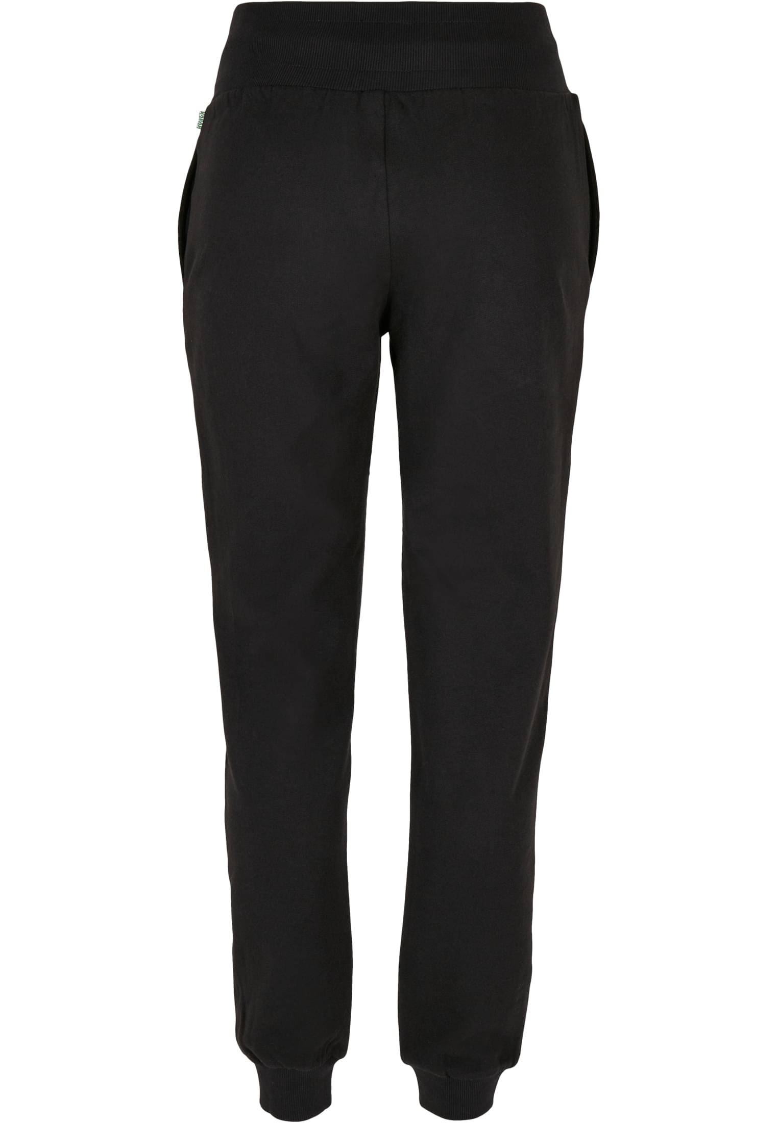 Ladies Organic High Waist Sweat Pants | black