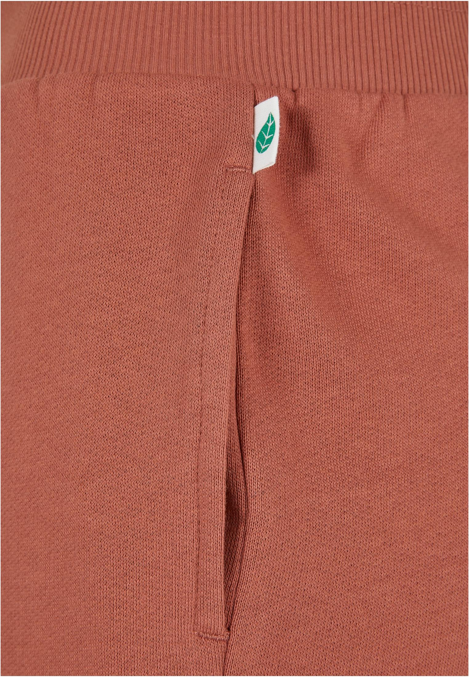 Ladies Organic High Waist Sweat Pants | terracotta