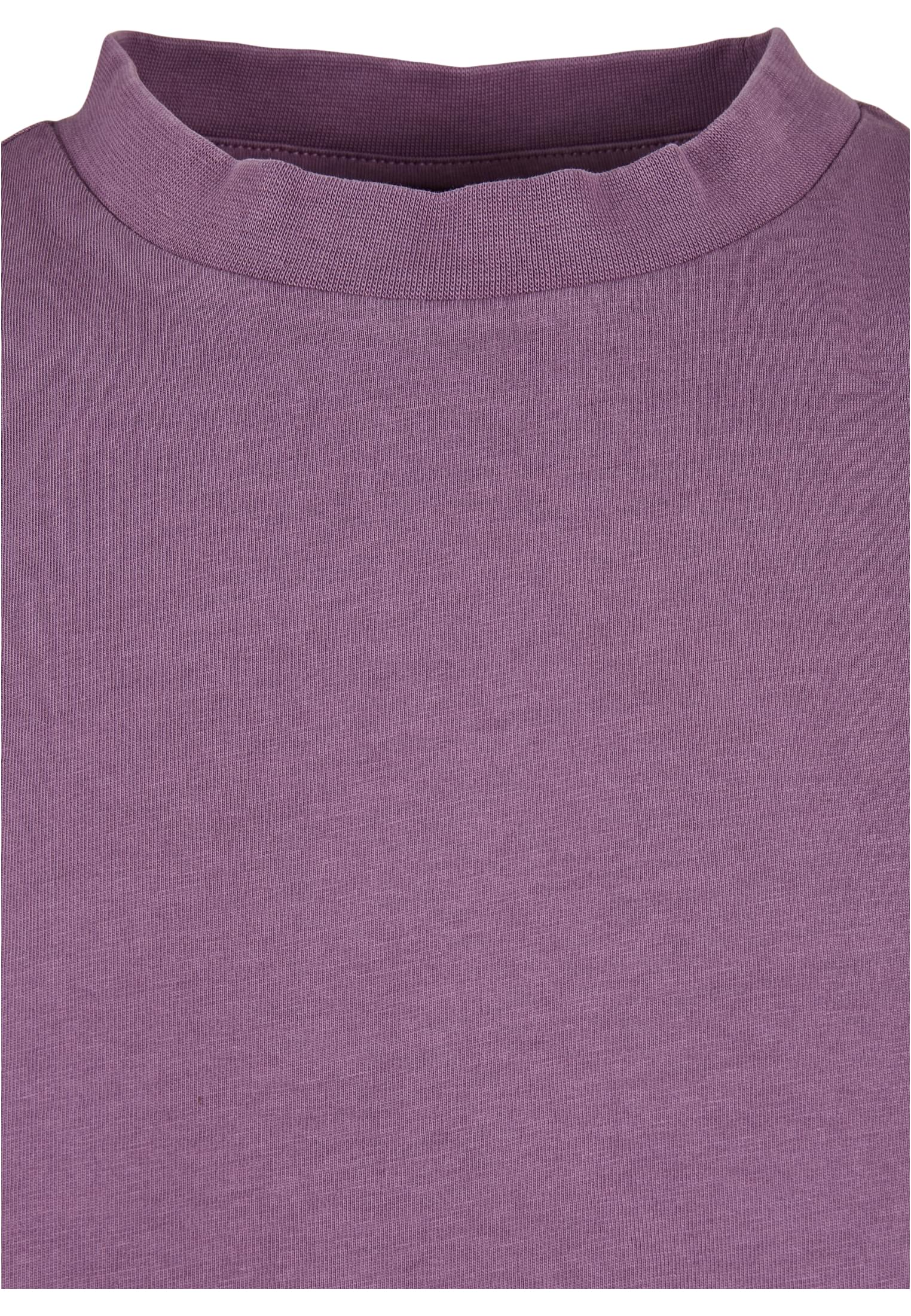 Ladies Short Pigment Dye Cut On Sleeve Tee | duskviolet