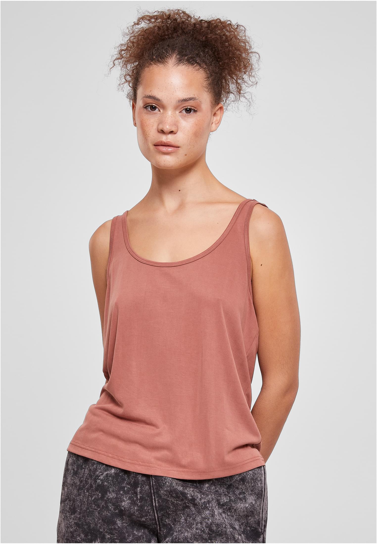 Ladies Modal Loose Top | terracotta