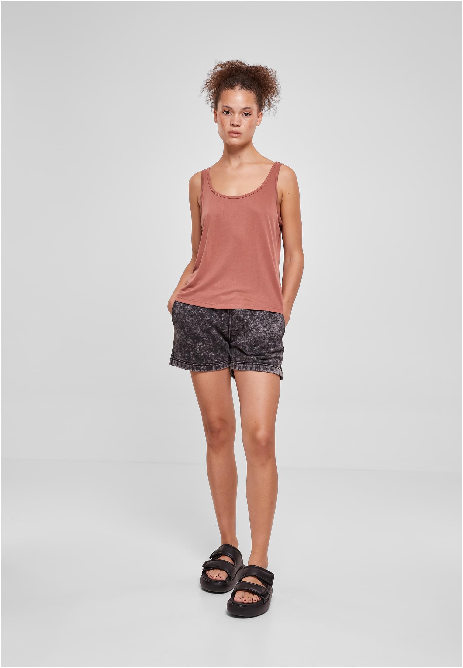 Ladies Modal Loose Top | terracotta