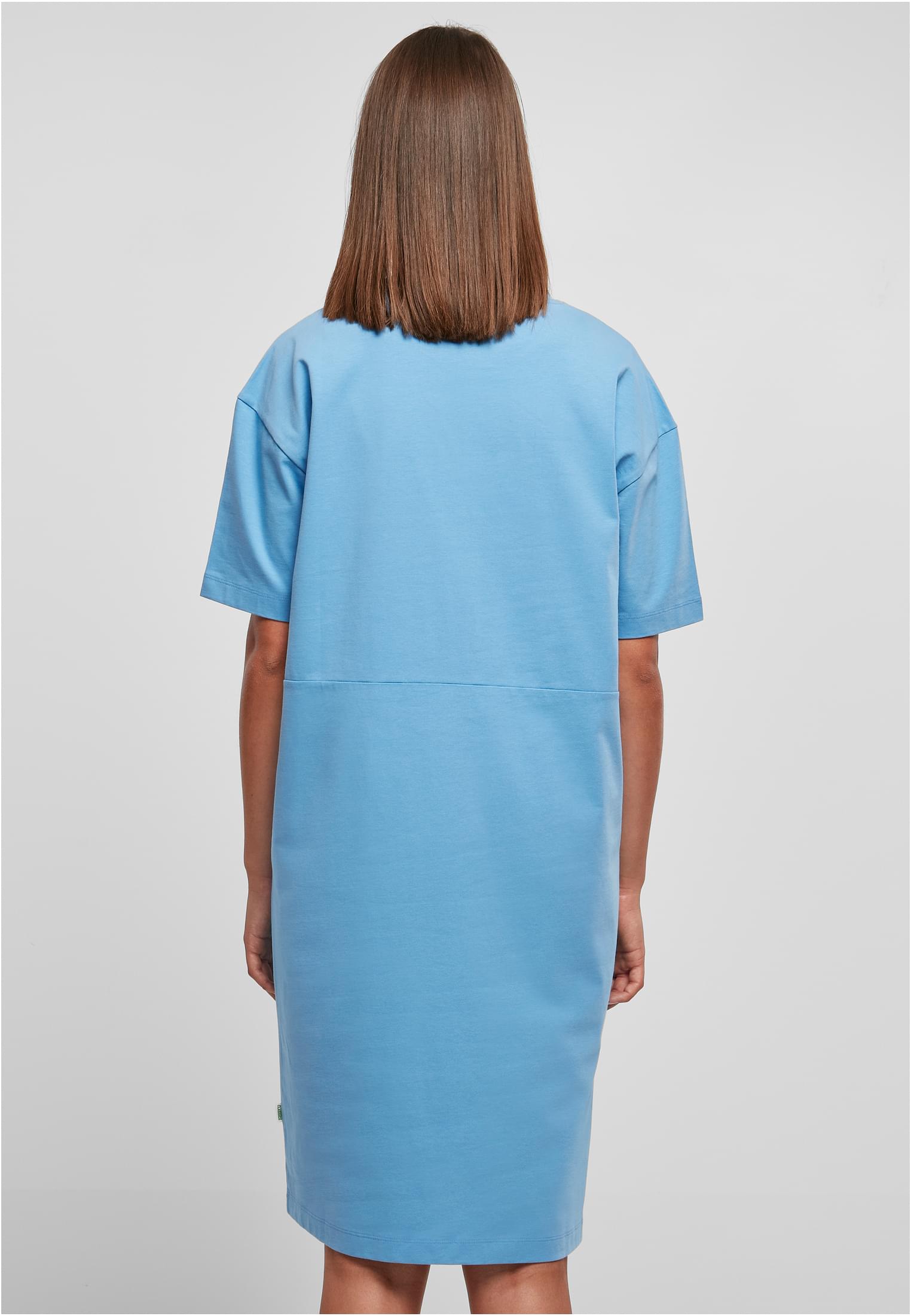 Ladies Organic Oversized Slit Tee Dress | horizonblue