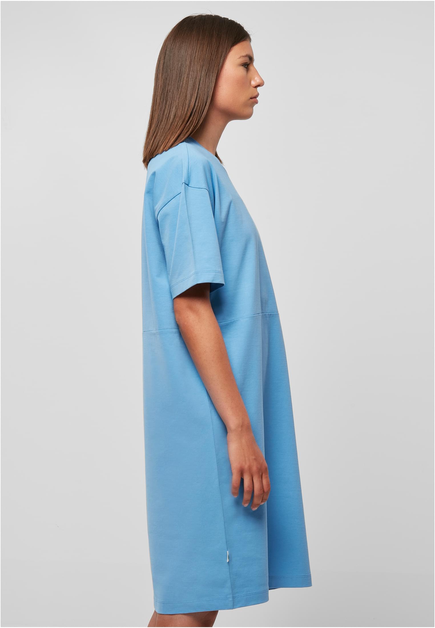 Ladies Organic Oversized Slit Tee Dress | horizonblue