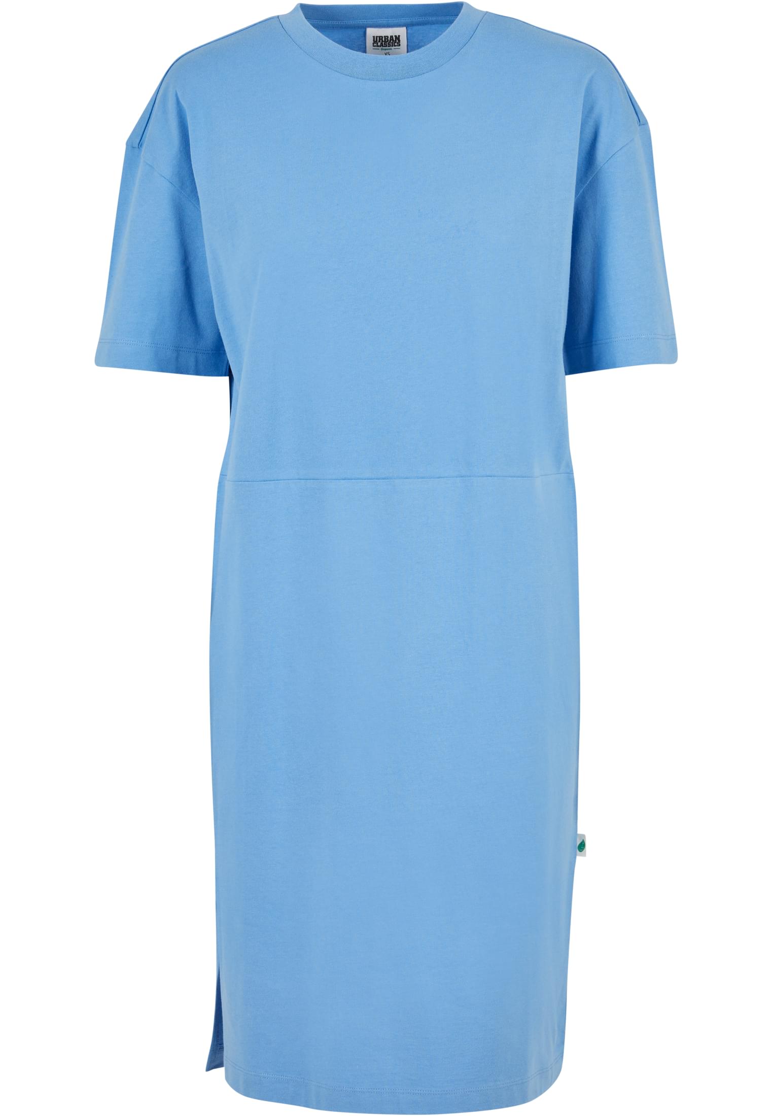 Ladies Organic Oversized Slit Tee Dress | horizonblue