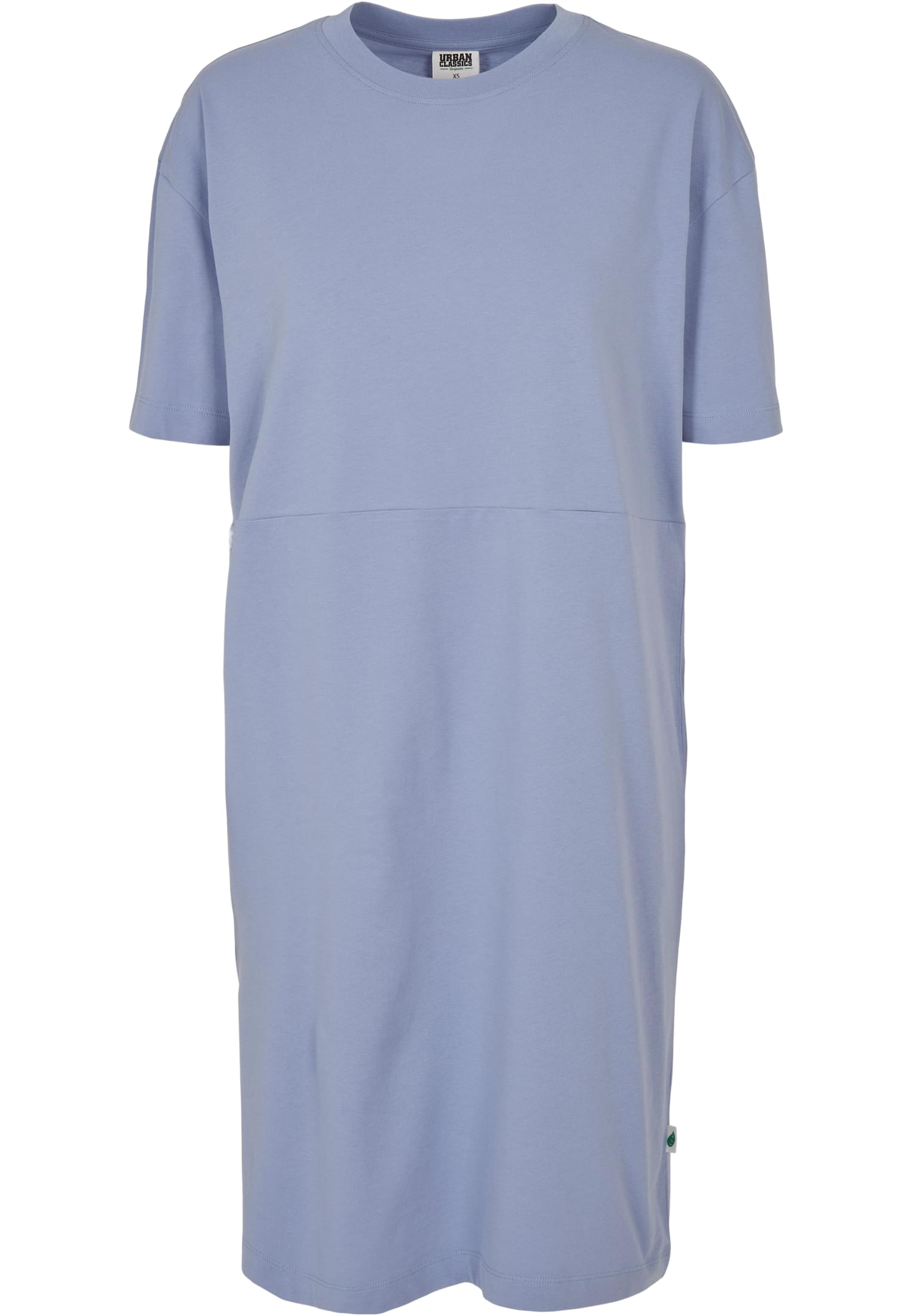 Ladies Organic Oversized Slit Tee Dress | violablue