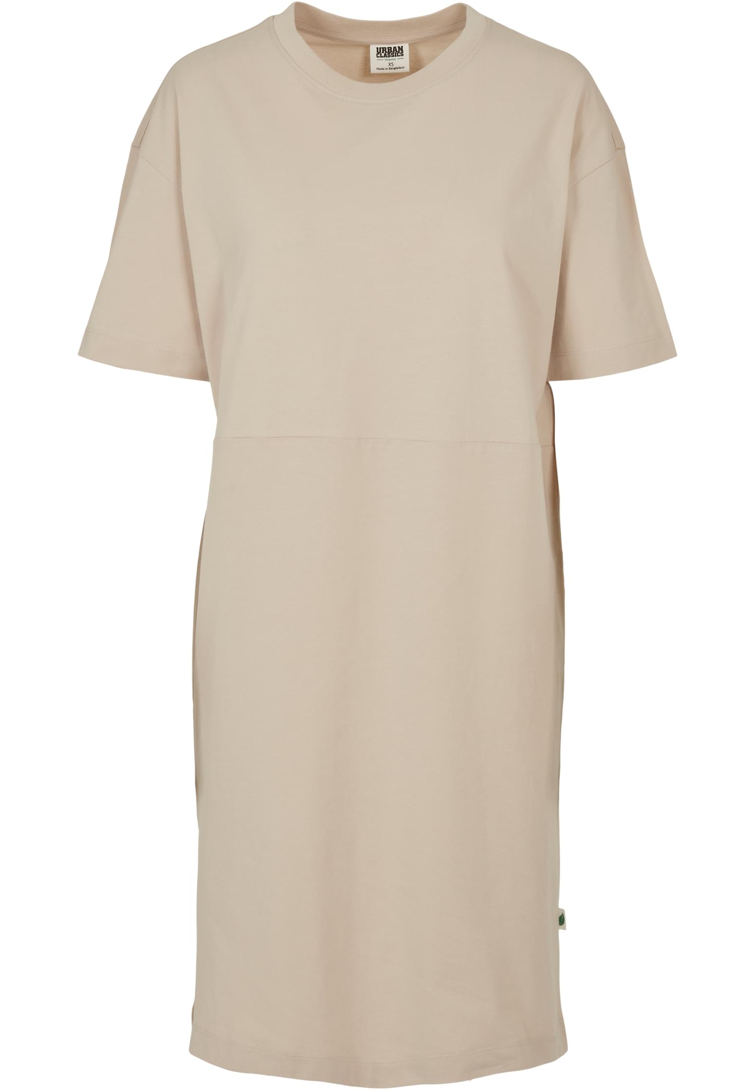 Ladies Organic Oversized Slit Tee Dress | softseagrass