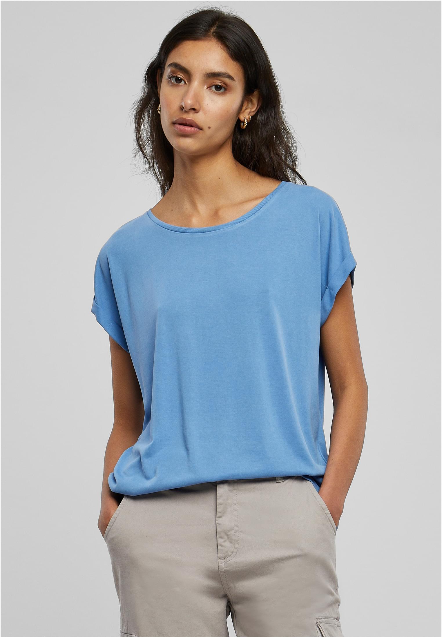 Ladies Modal Extended Shoulder Tee | horizonblue