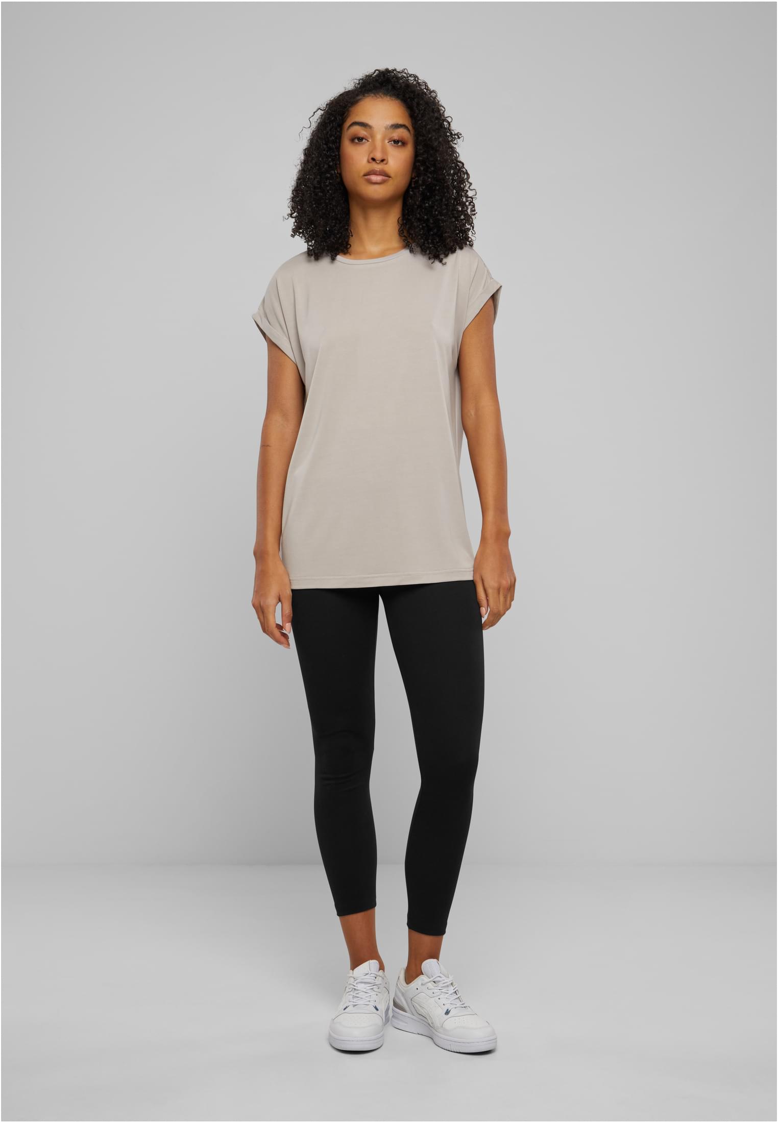 Ladies Modal Extended Shoulder Tee | cloud