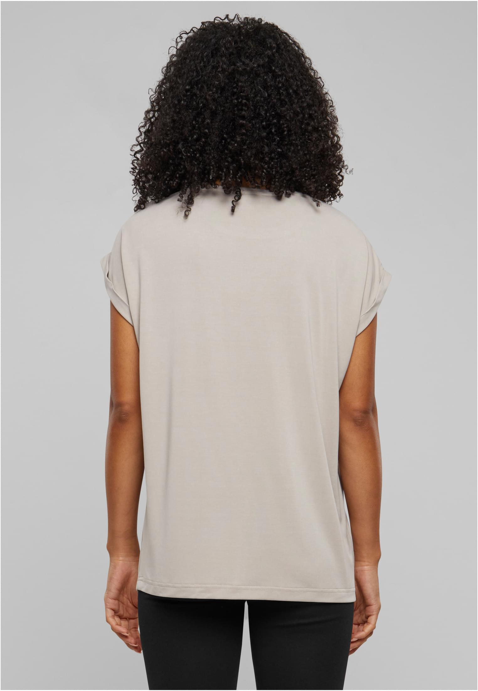 Ladies Modal Extended Shoulder Tee | cloud