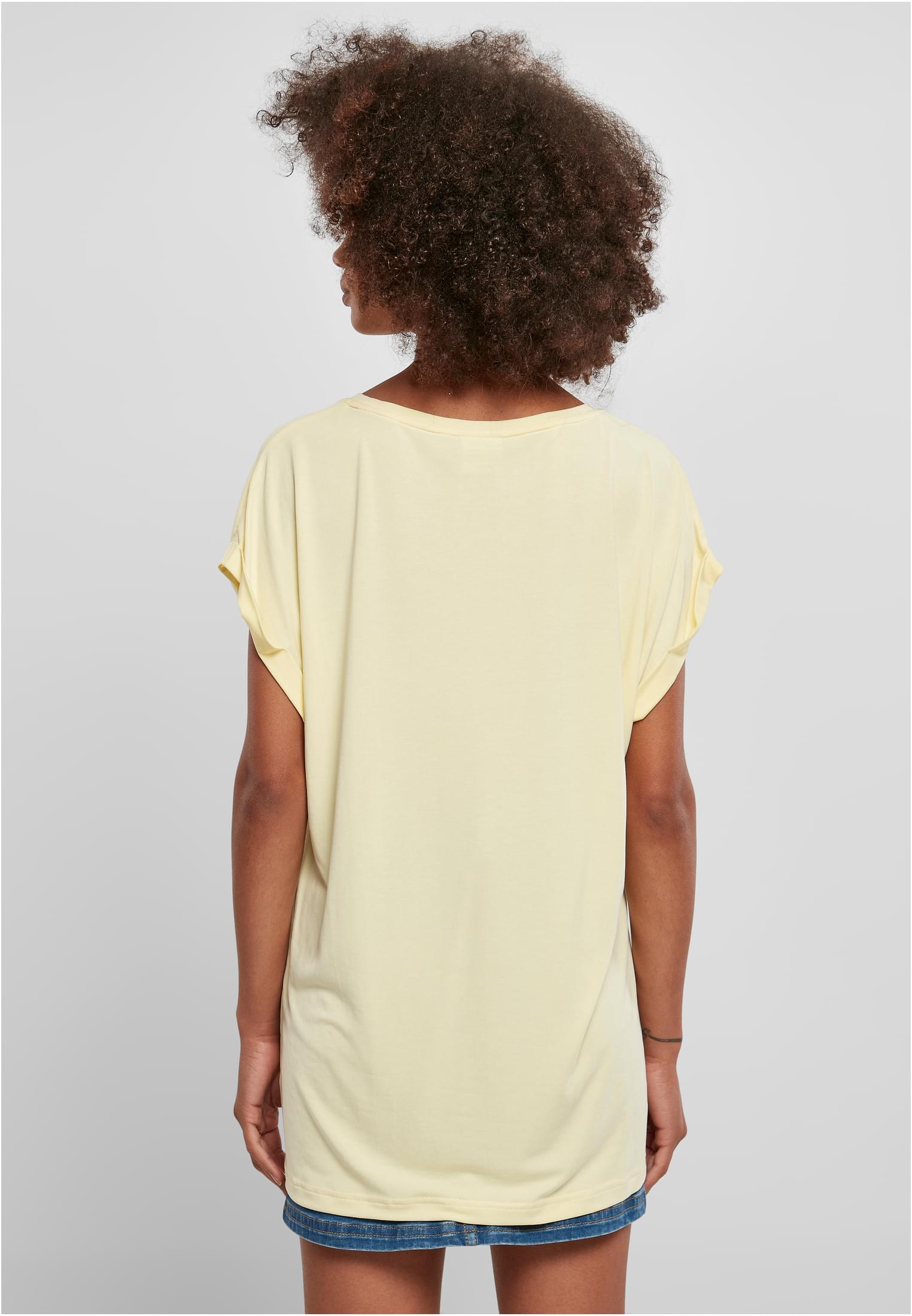 Ladies Modal Extended Shoulder Tee | softyellow