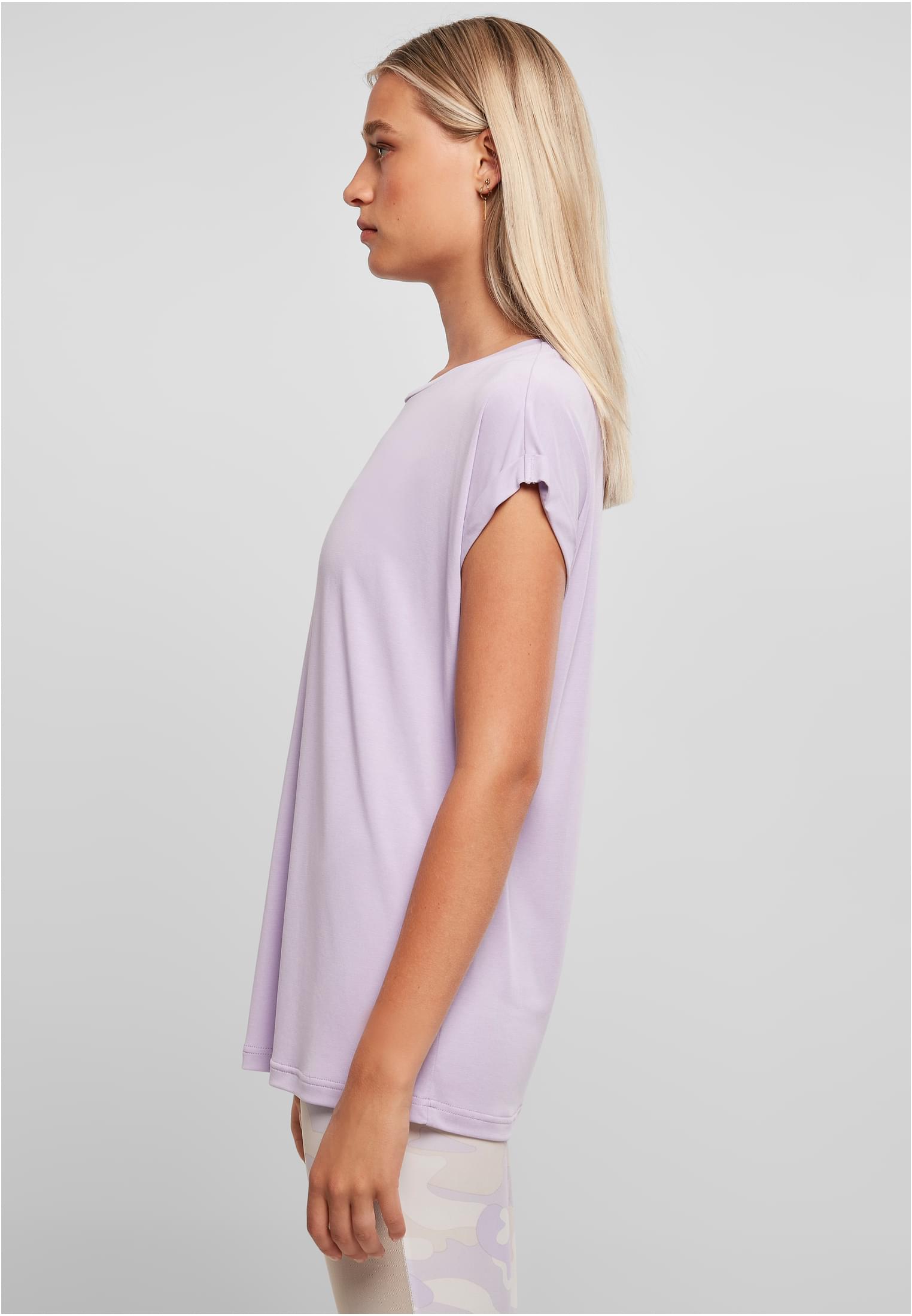 Ladies Modal Extended Shoulder Tee | lilac