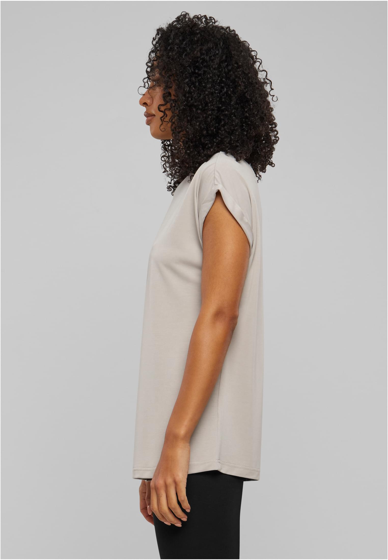 Ladies Modal Extended Shoulder Tee | cloud