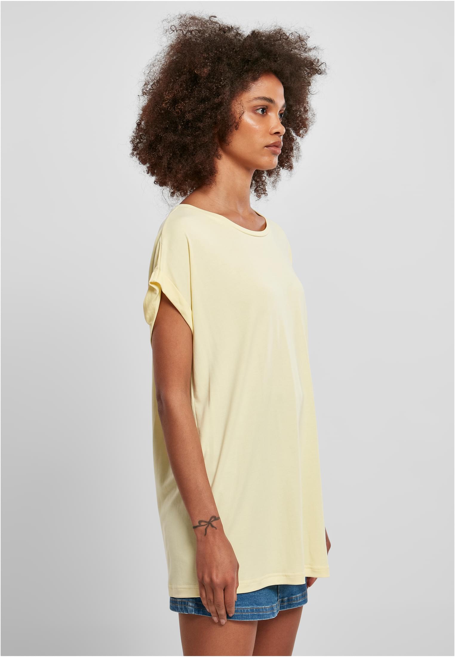 Ladies Modal Extended Shoulder Tee | softyellow