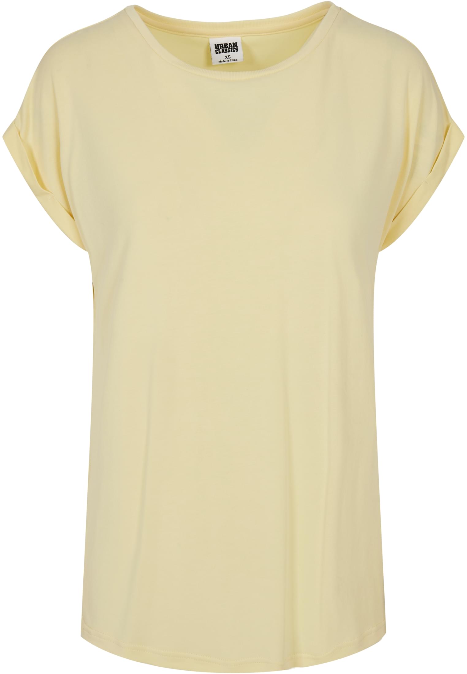 Ladies Modal Extended Shoulder Tee | softyellow