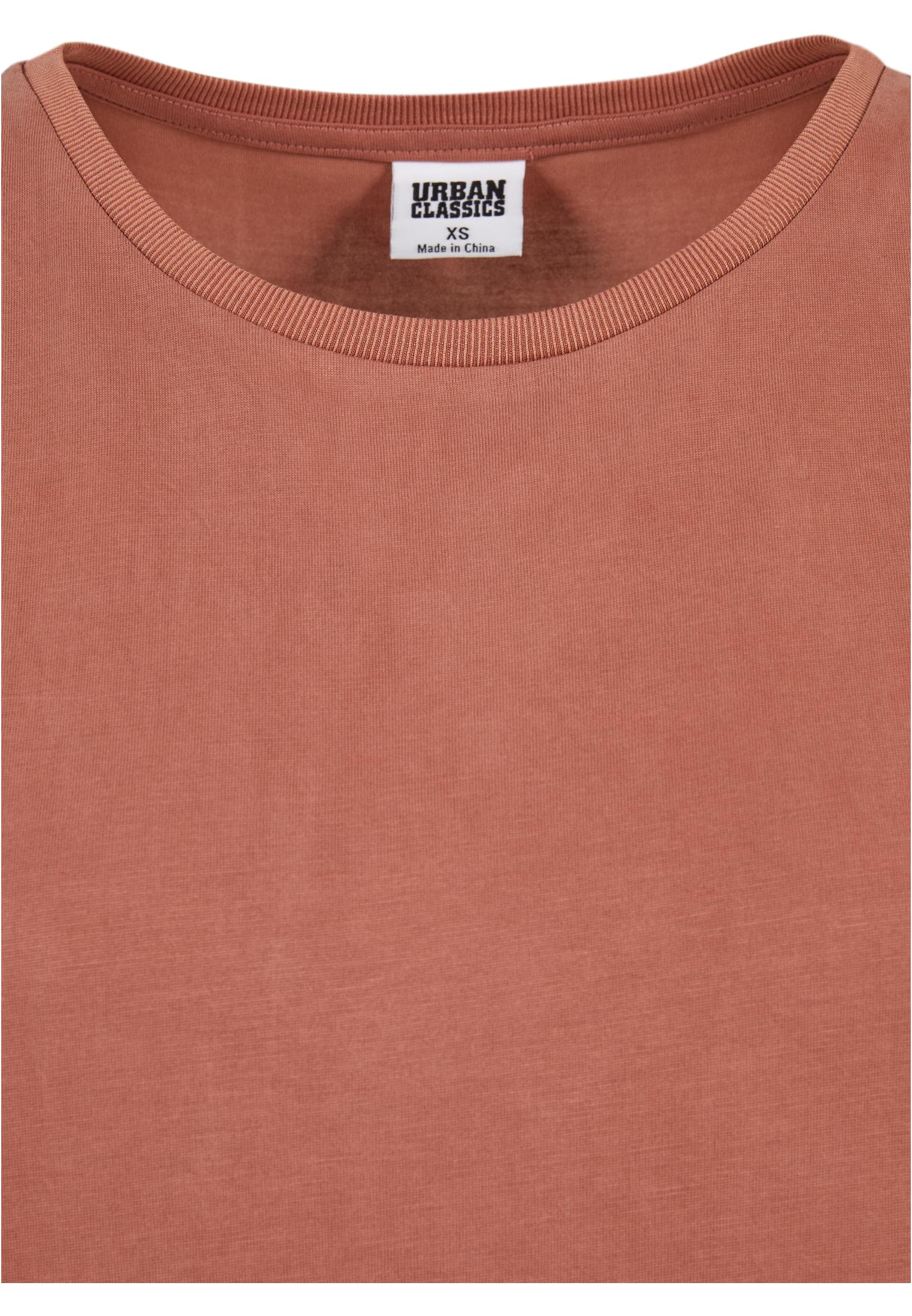 Ladies Modal Extended Shoulder Tee | terracotta