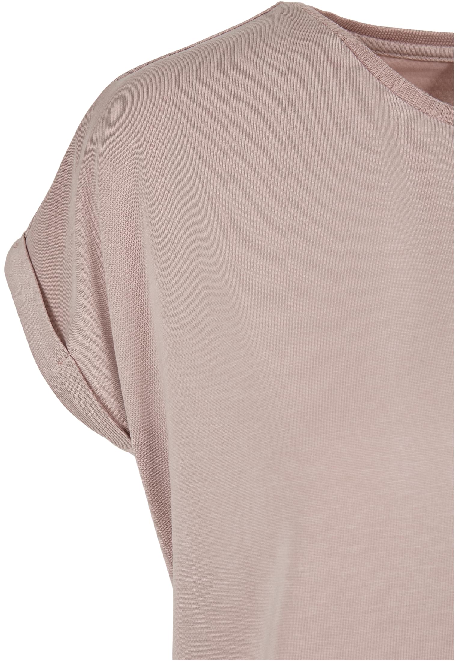 Ladies Modal Extended Shoulder Tee | duskrose