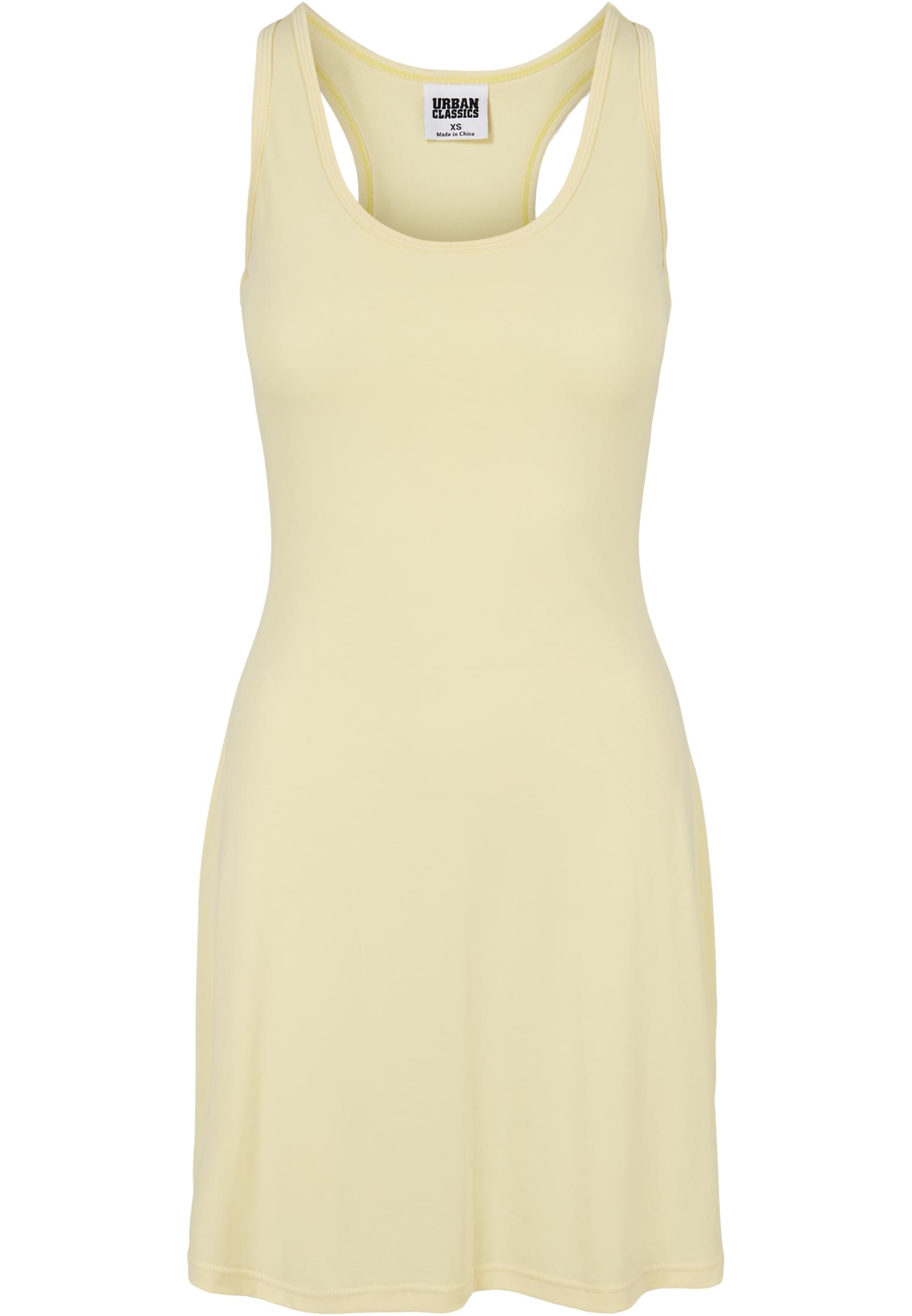 Ladies Modal Short Racer Back Dress | softyellow