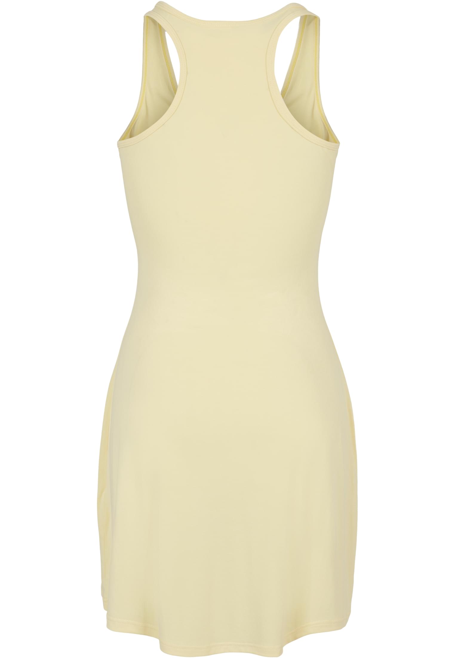 Ladies Modal Short Racer Back Dress | softyellow