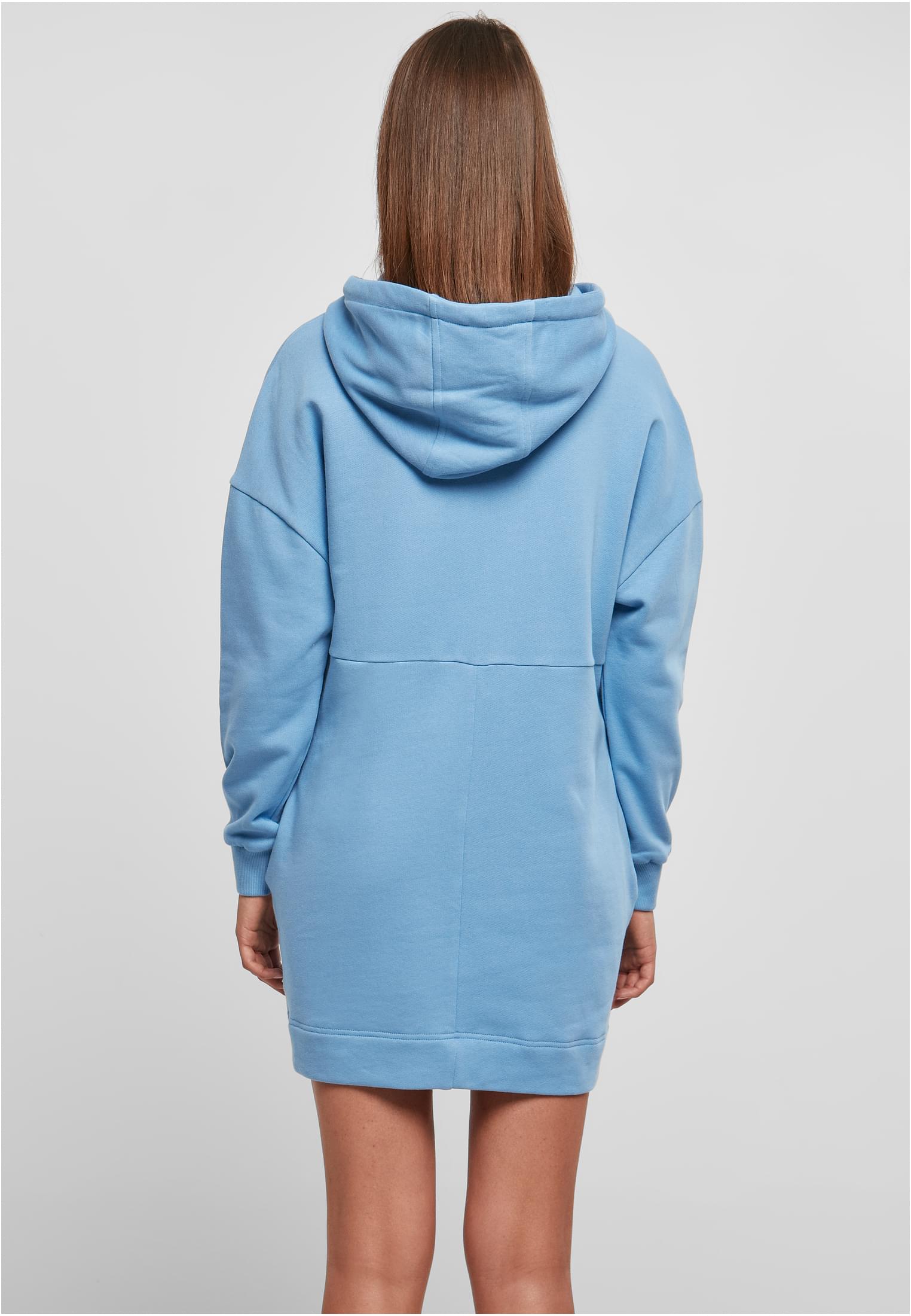 Ladies Organic Oversized Terry Hoody Dress | horizonblue