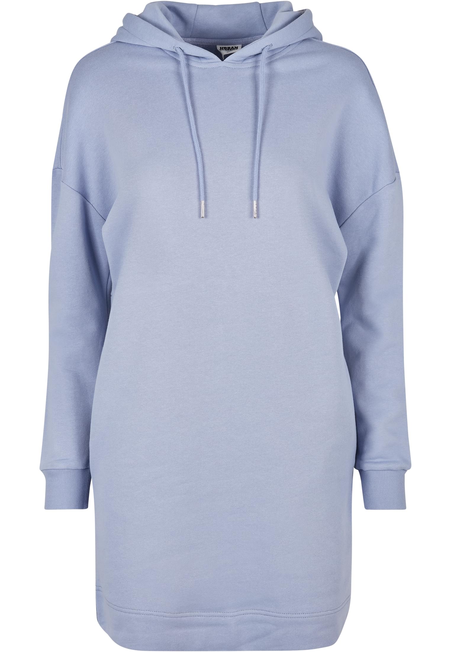 Ladies Organic Oversized Terry Hoody Dress | violablue