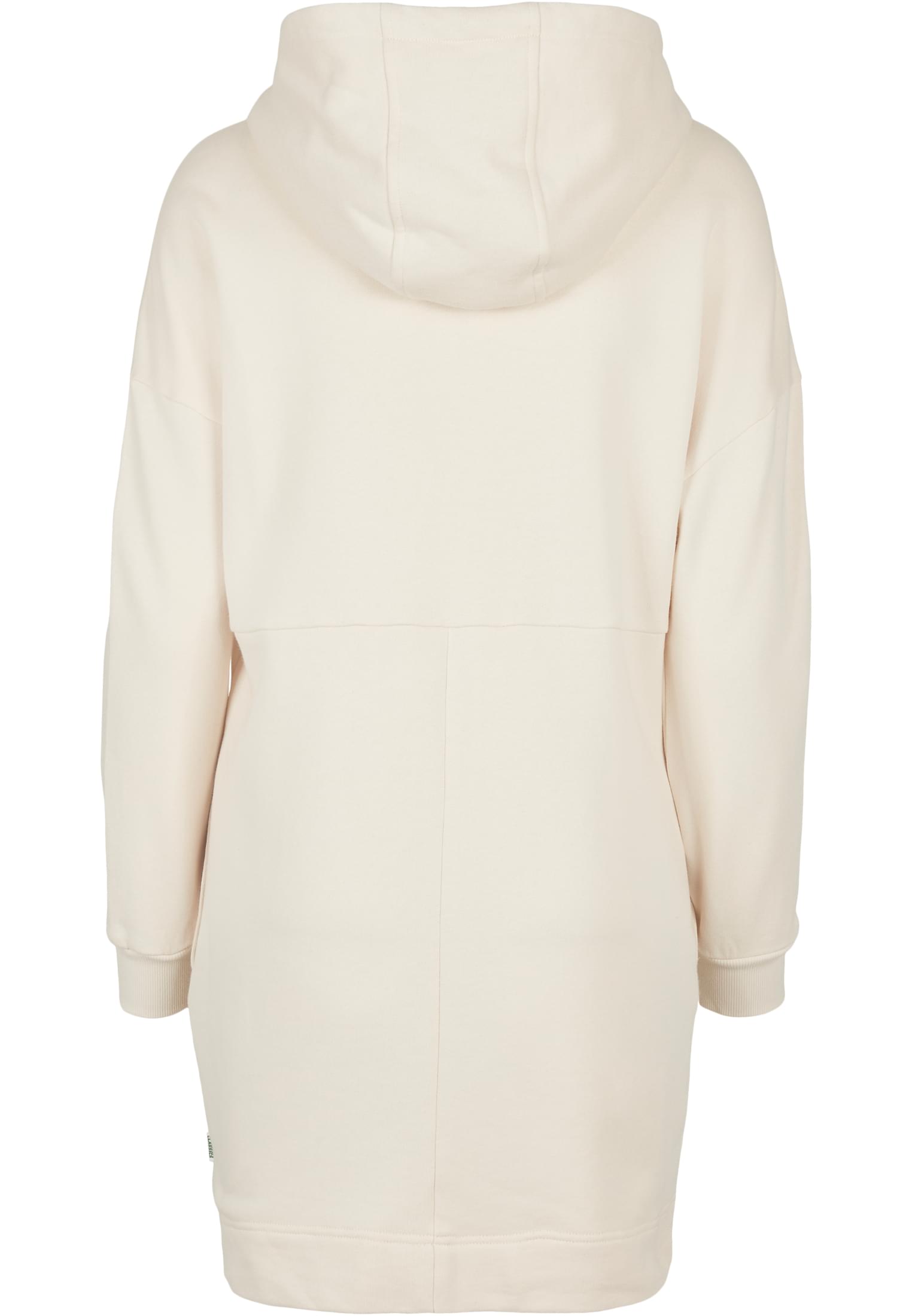 Ladies Organic Oversized Terry Hoody Dress | whitesand