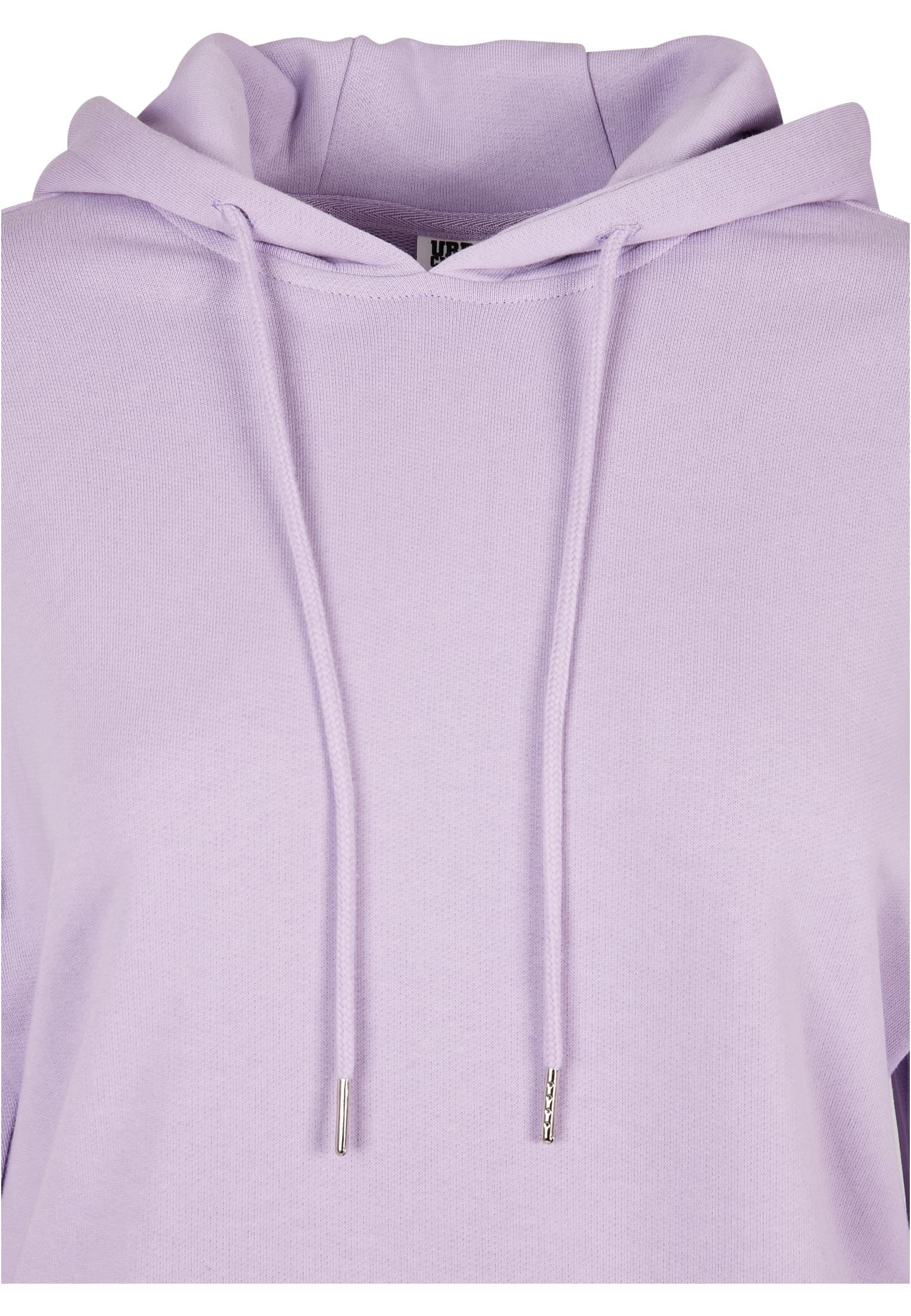 Ladies Organic Oversized Terry Hoody Dress | lilac