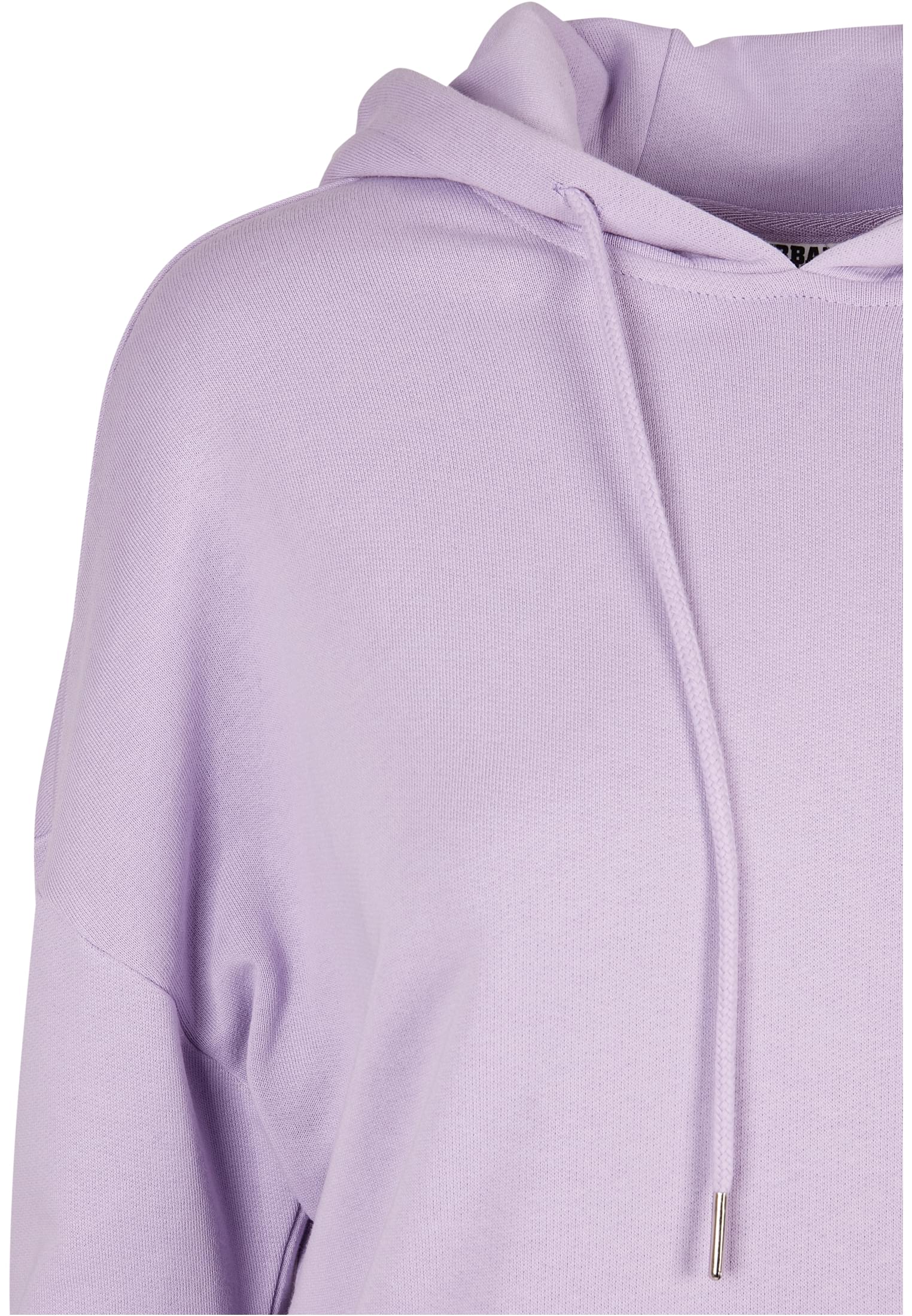 Ladies Organic Oversized Terry Hoody Dress | lilac