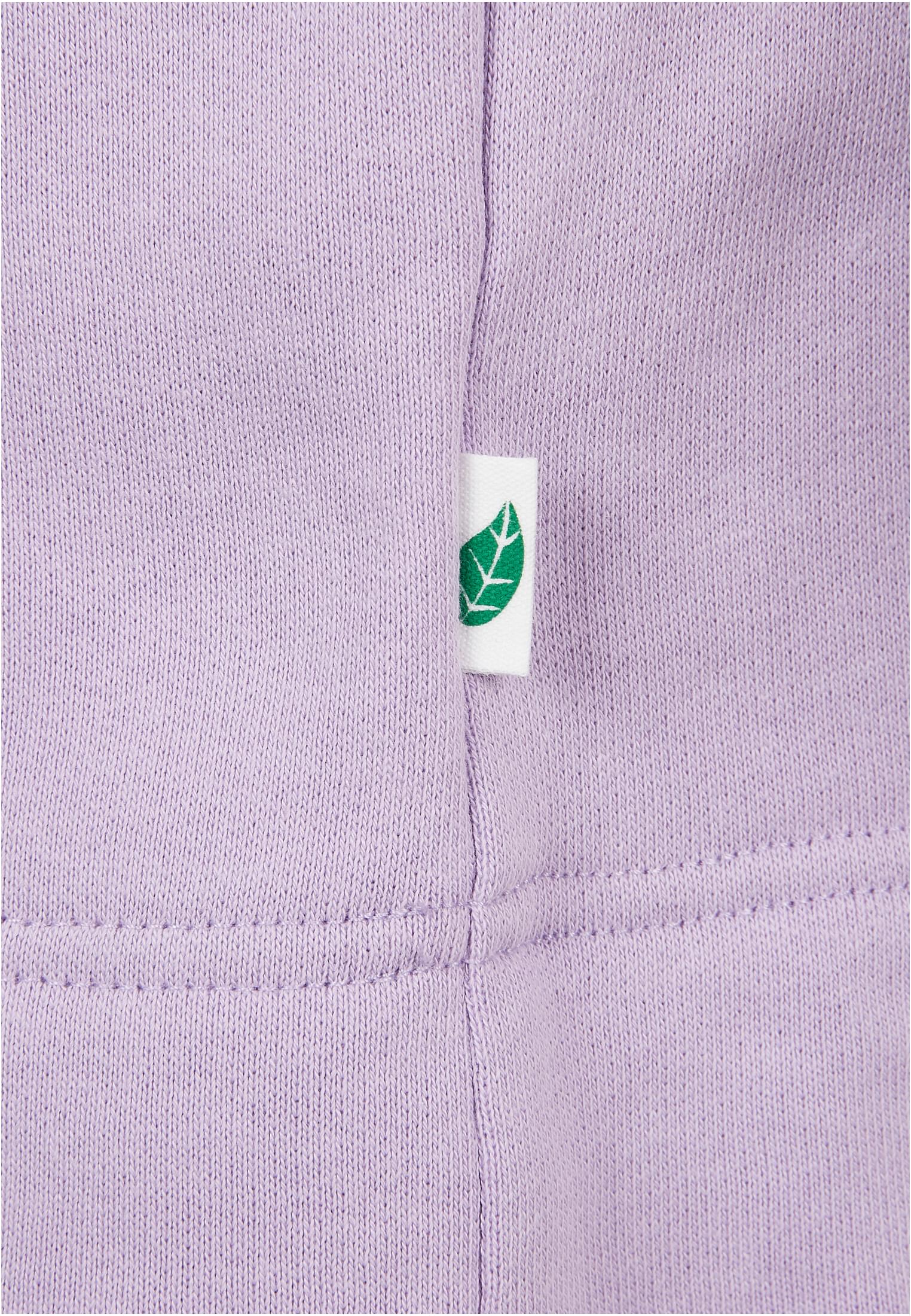 Ladies Organic Oversized Terry Hoody Dress | lilac