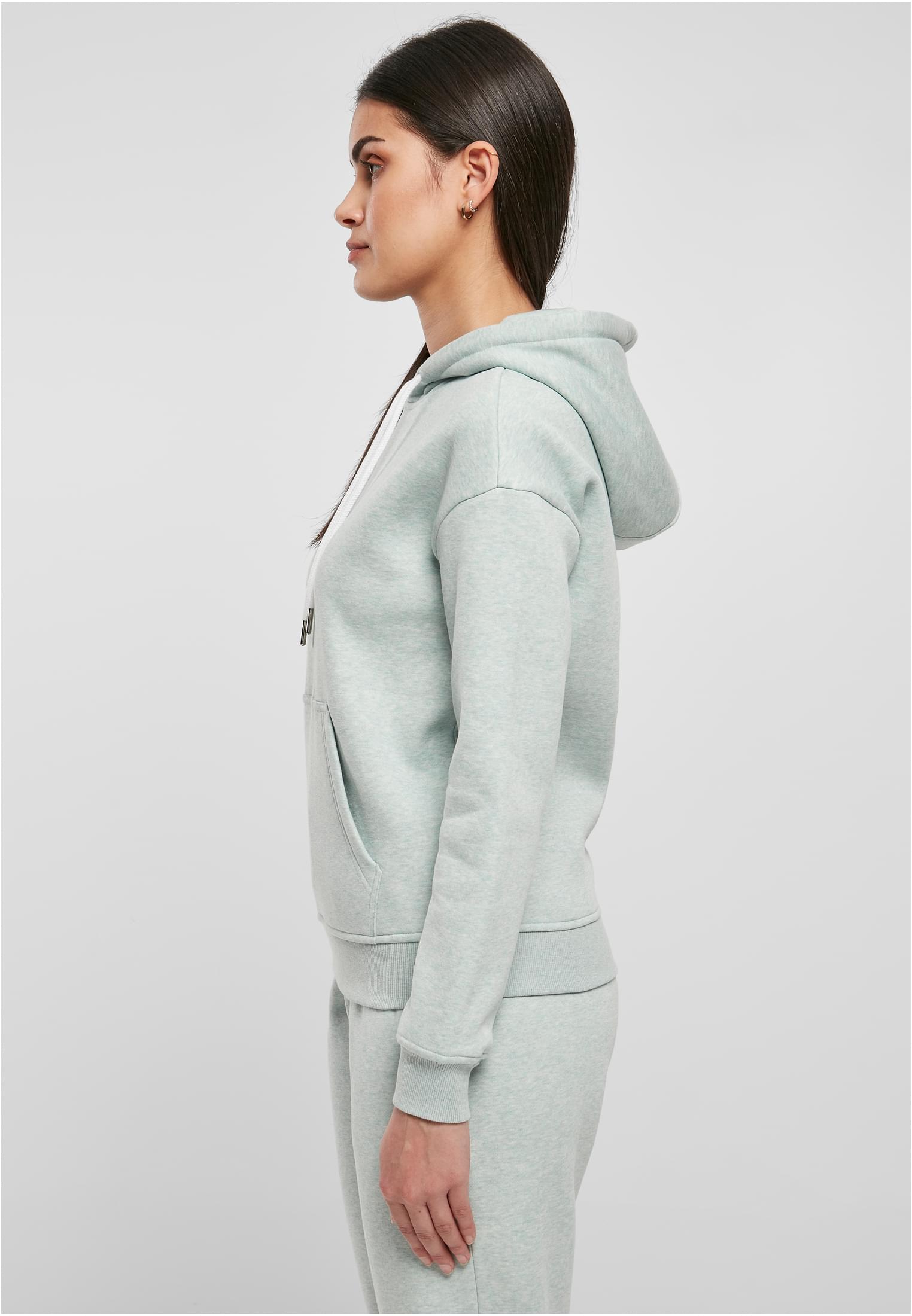 Ladies Color Melange Hoody | salvia melange