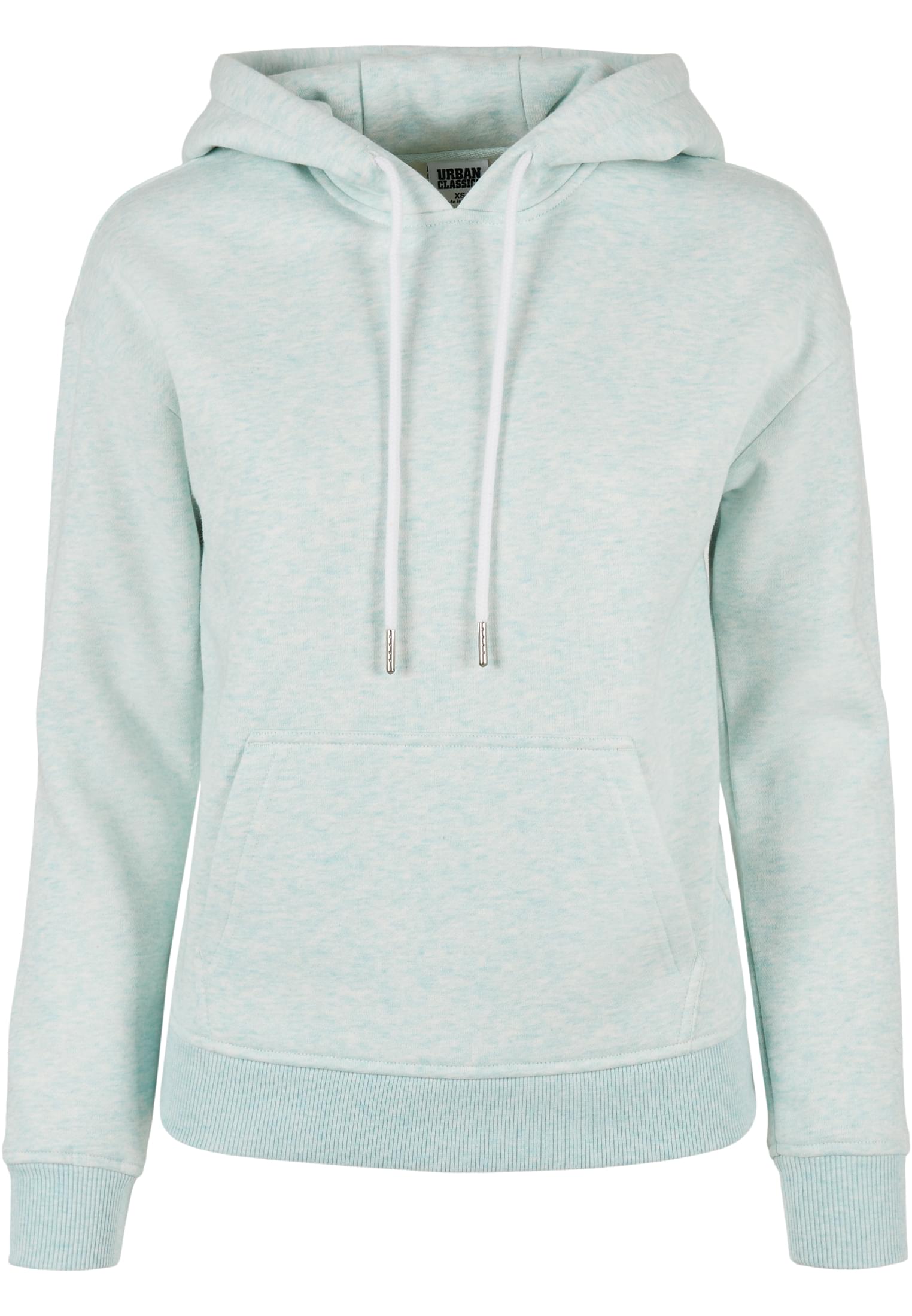 Ladies Color Melange Hoody | aqua melange