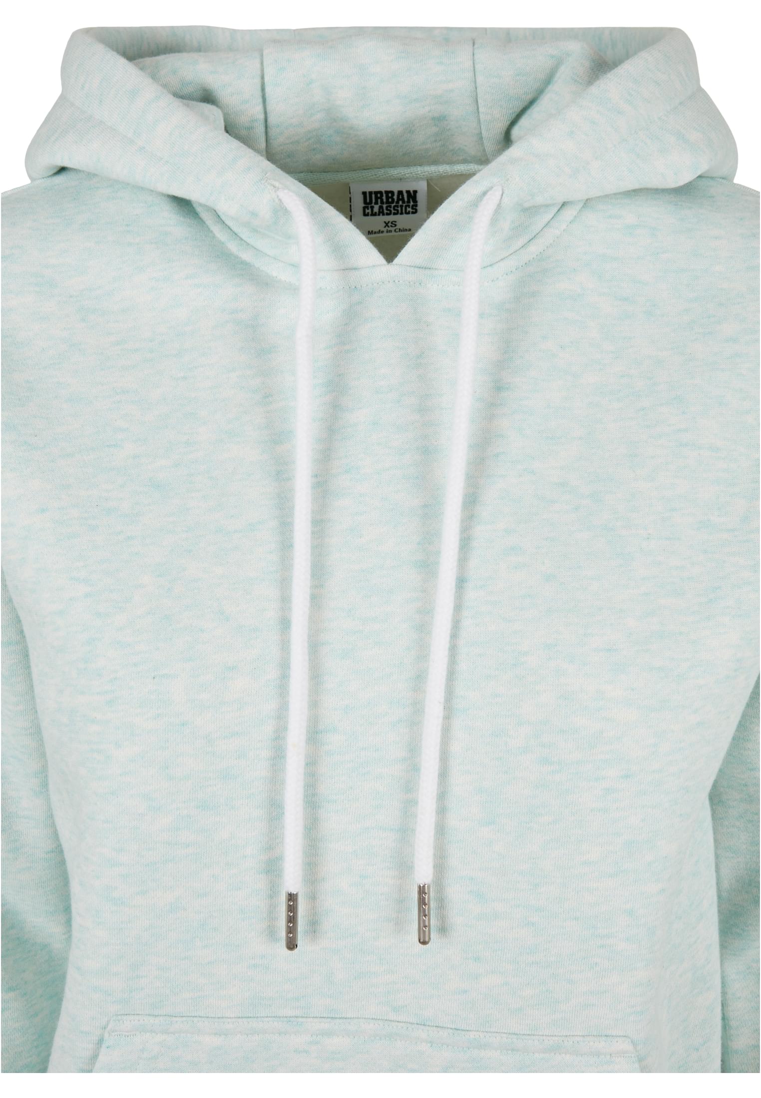 Ladies Color Melange Hoody | aqua melange