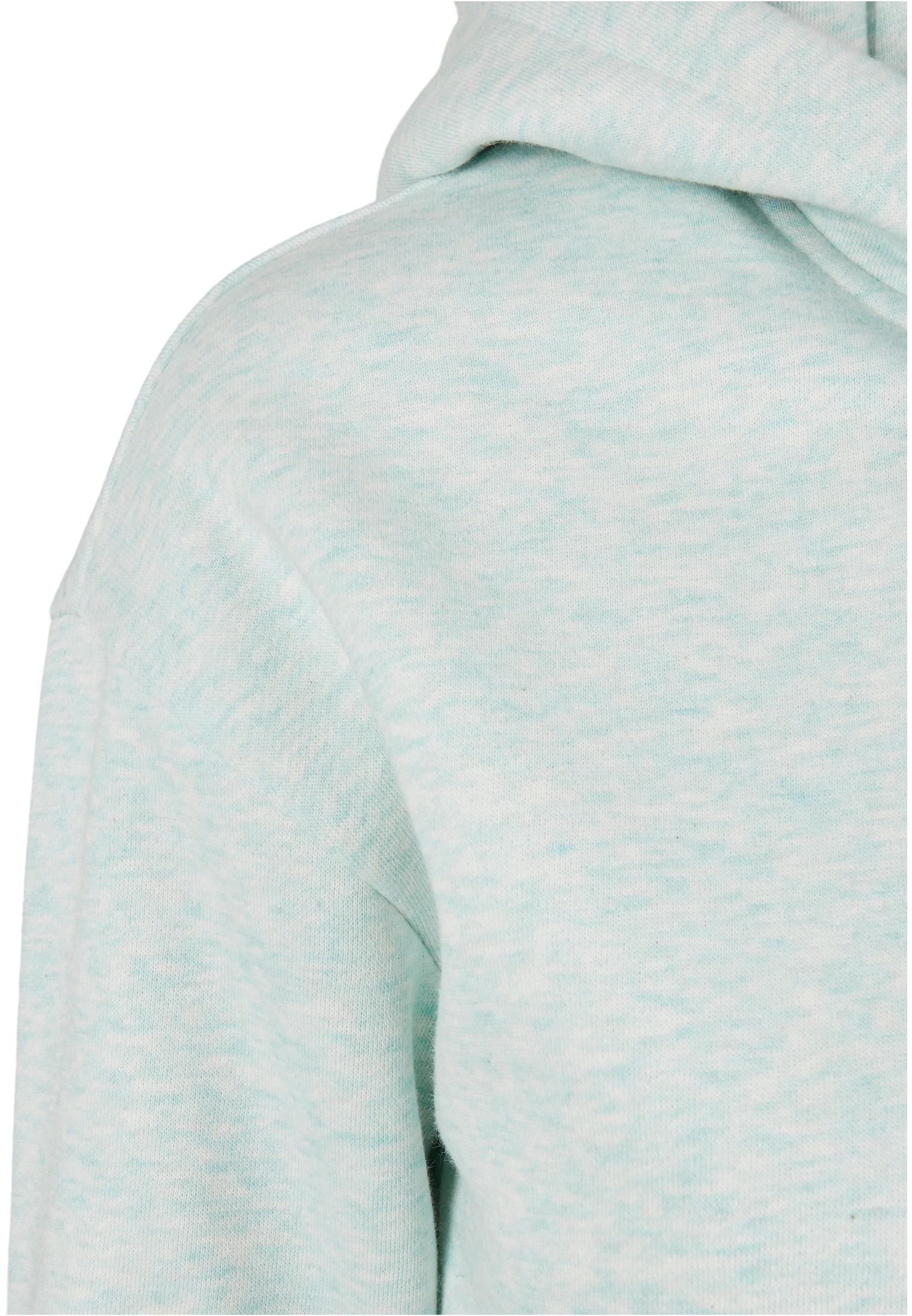 Ladies Color Melange Hoody | aqua melange