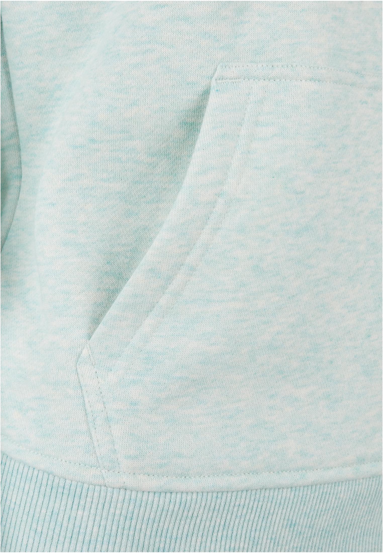 Ladies Color Melange Hoody | aqua melange