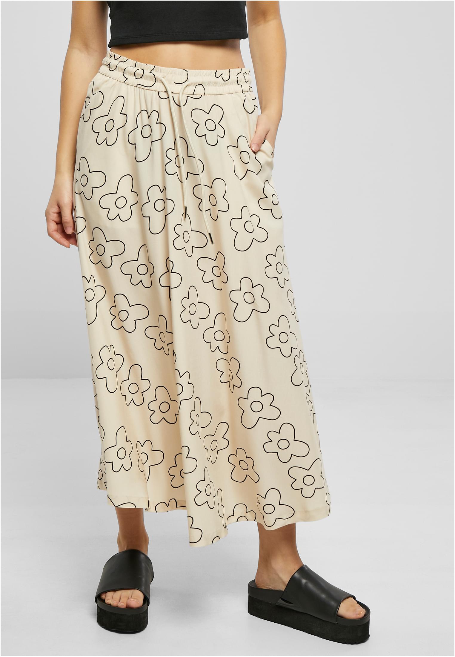 Ladies Viscose Midi Skirt | softseagrassflower