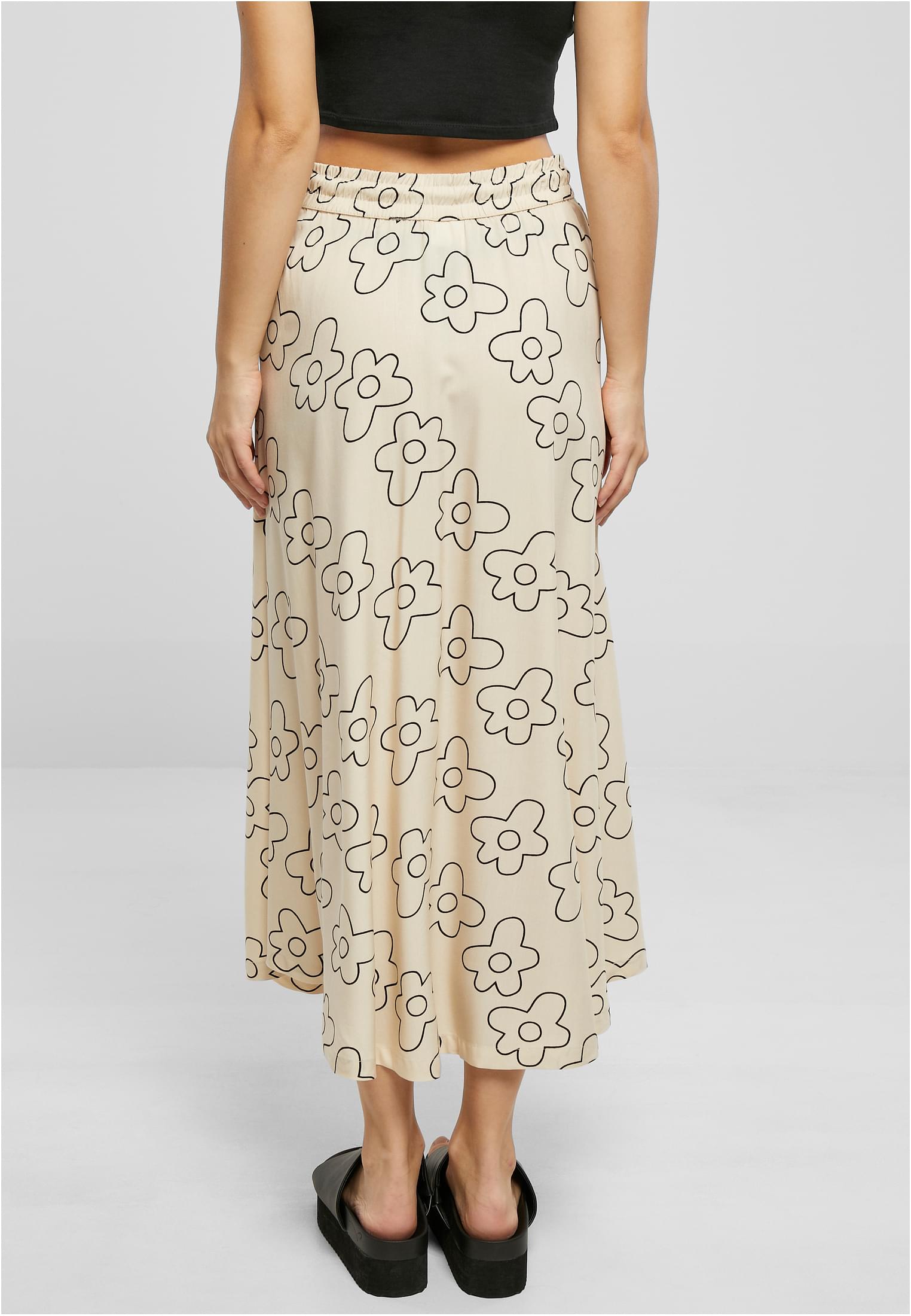 Ladies Viscose Midi Skirt | softseagrassflower