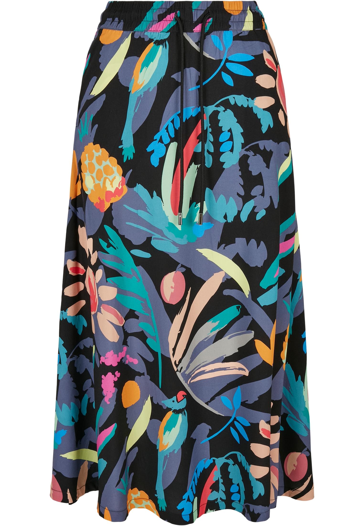 Ladies Viscose Midi Skirt | blackfruity