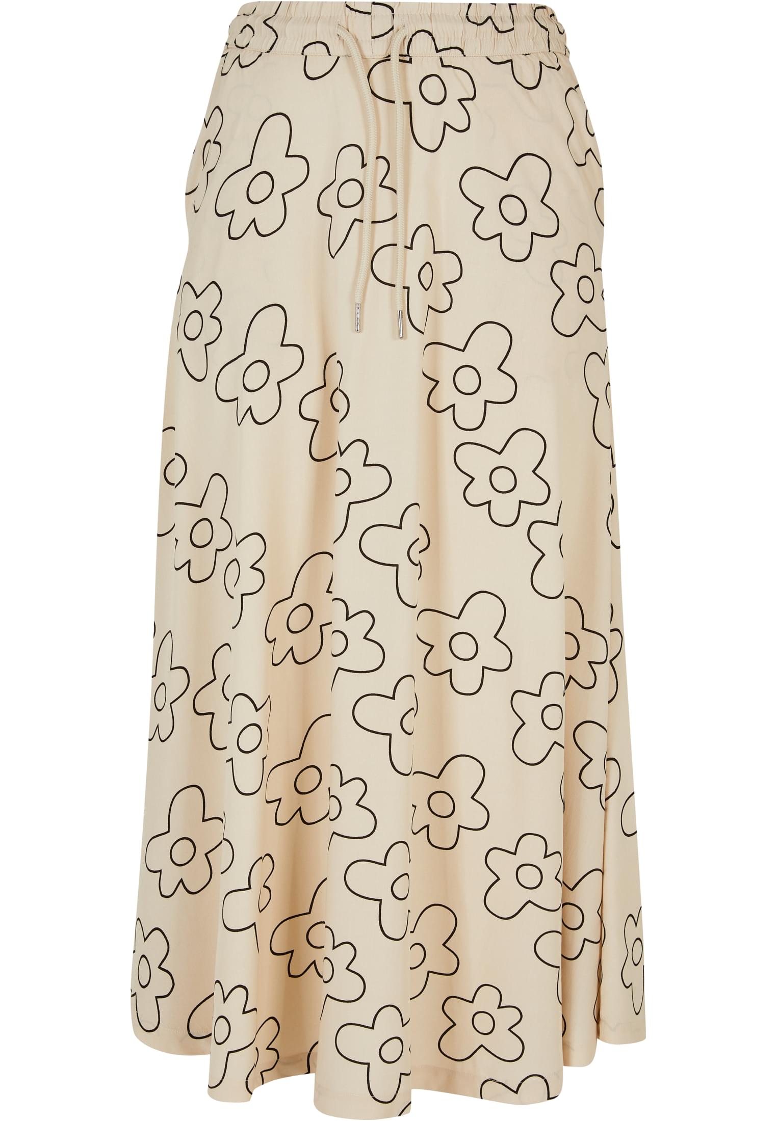 Ladies Viscose Midi Skirt | softseagrassflower