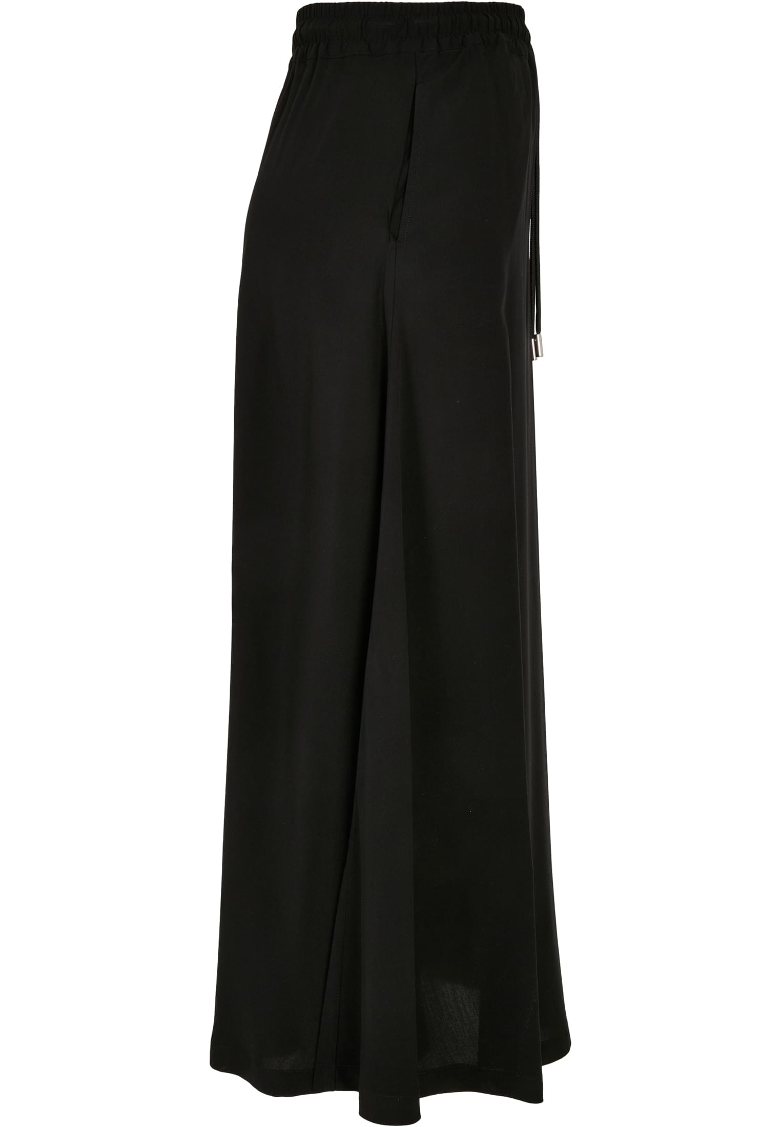 Ladies Viscose Midi Skirt | black