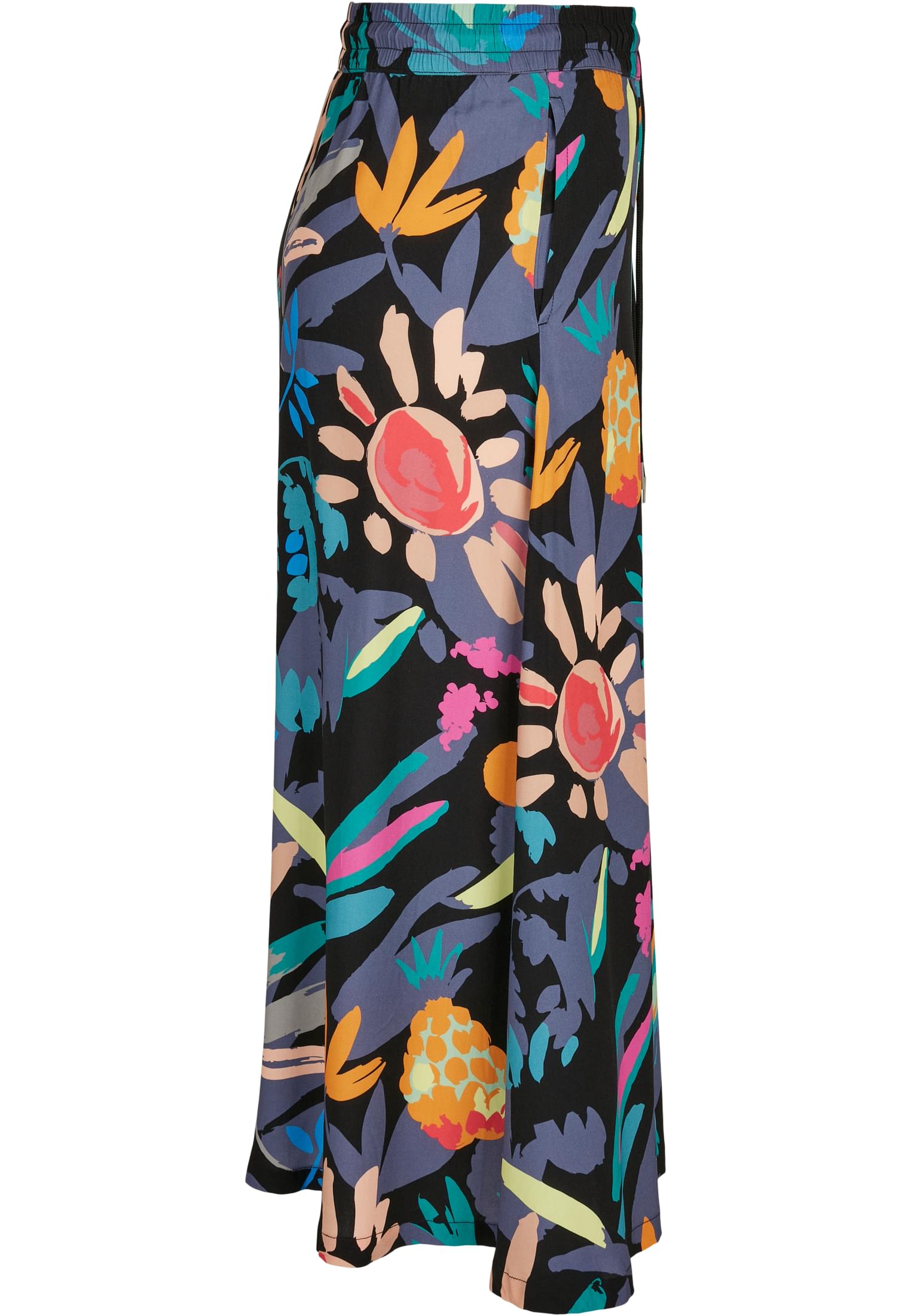 Ladies Viscose Midi Skirt | blackfruity