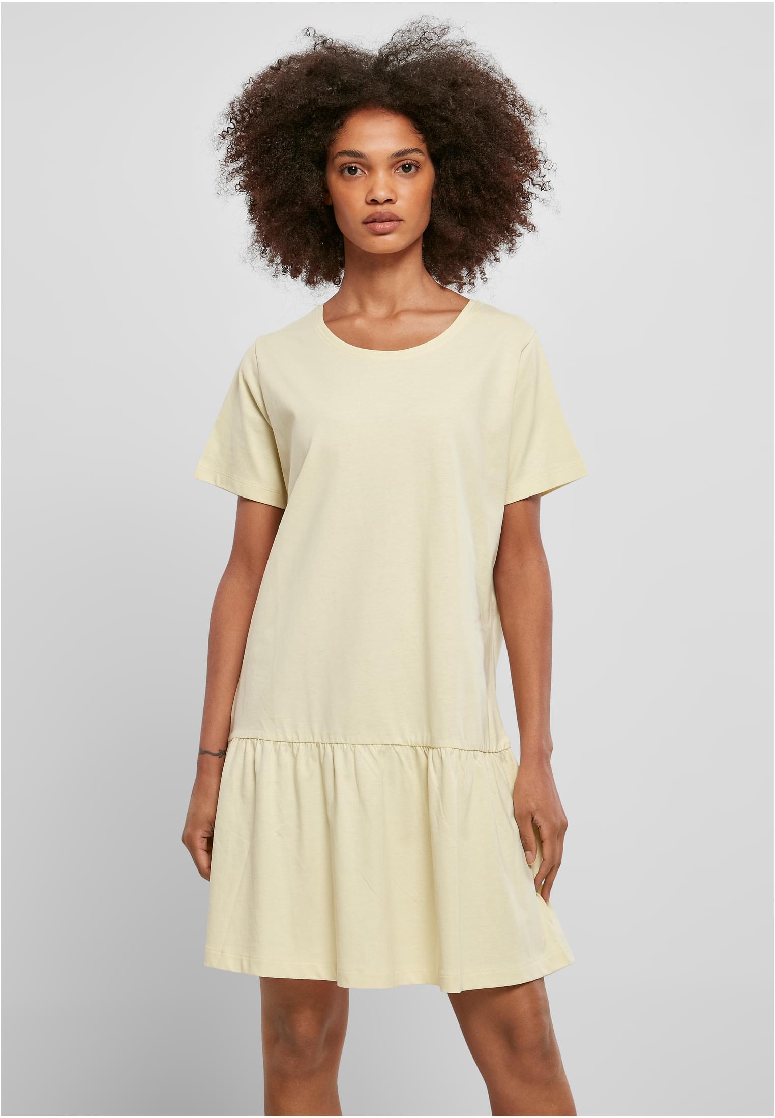 Ladies Valance Tee Dress | softyellow