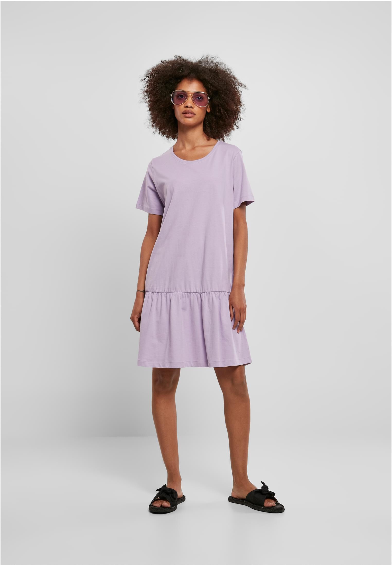 Ladies Valance Tee Dress | lilac