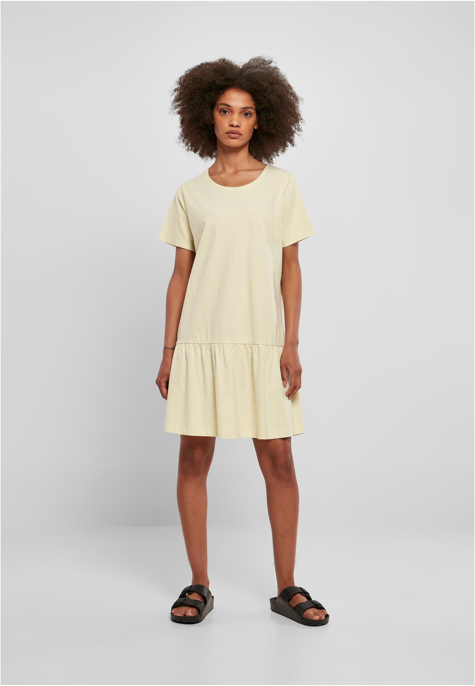 Ladies Valance Tee Dress | softyellow