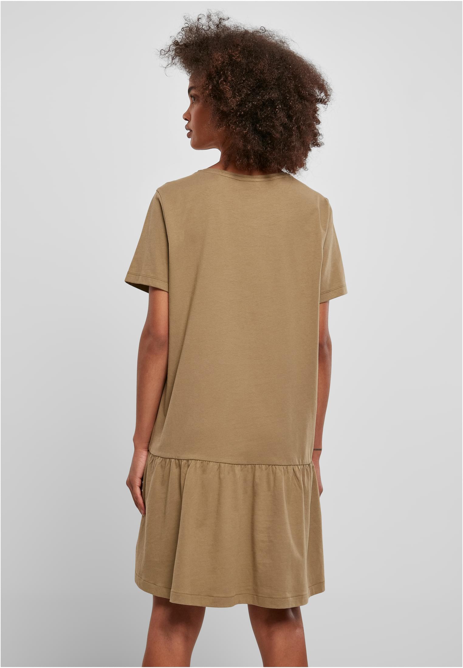 Ladies Valance Tee Dress | khaki