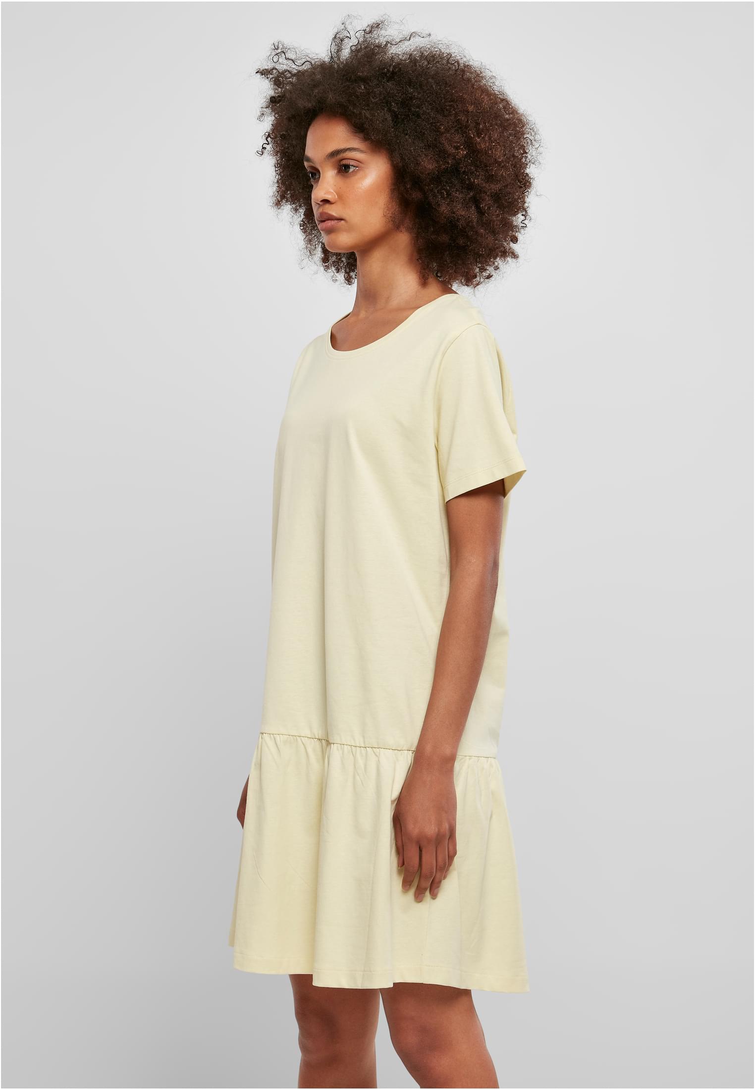 Ladies Valance Tee Dress | softyellow