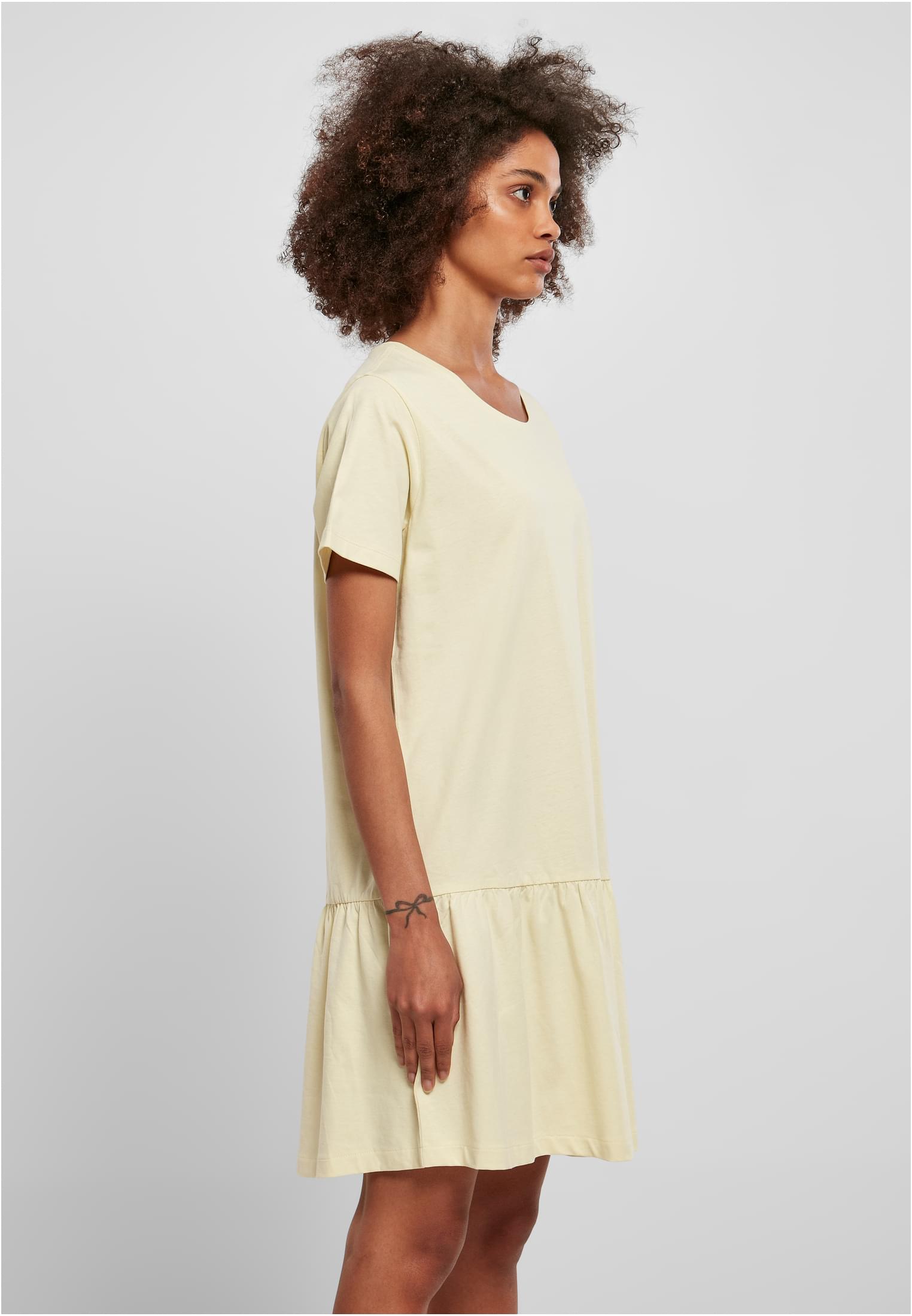 Ladies Valance Tee Dress | softyellow