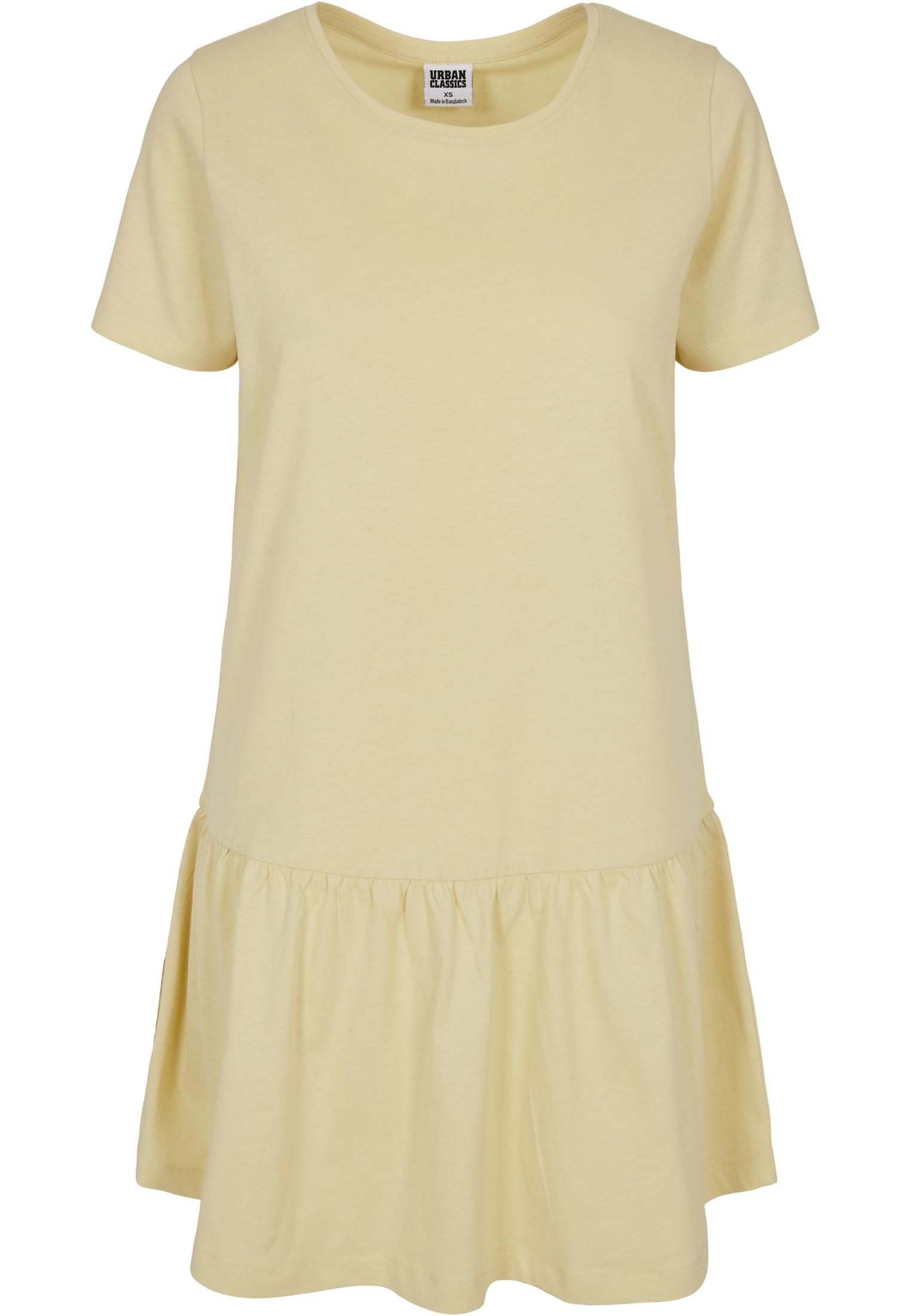 Ladies Valance Tee Dress | softyellow