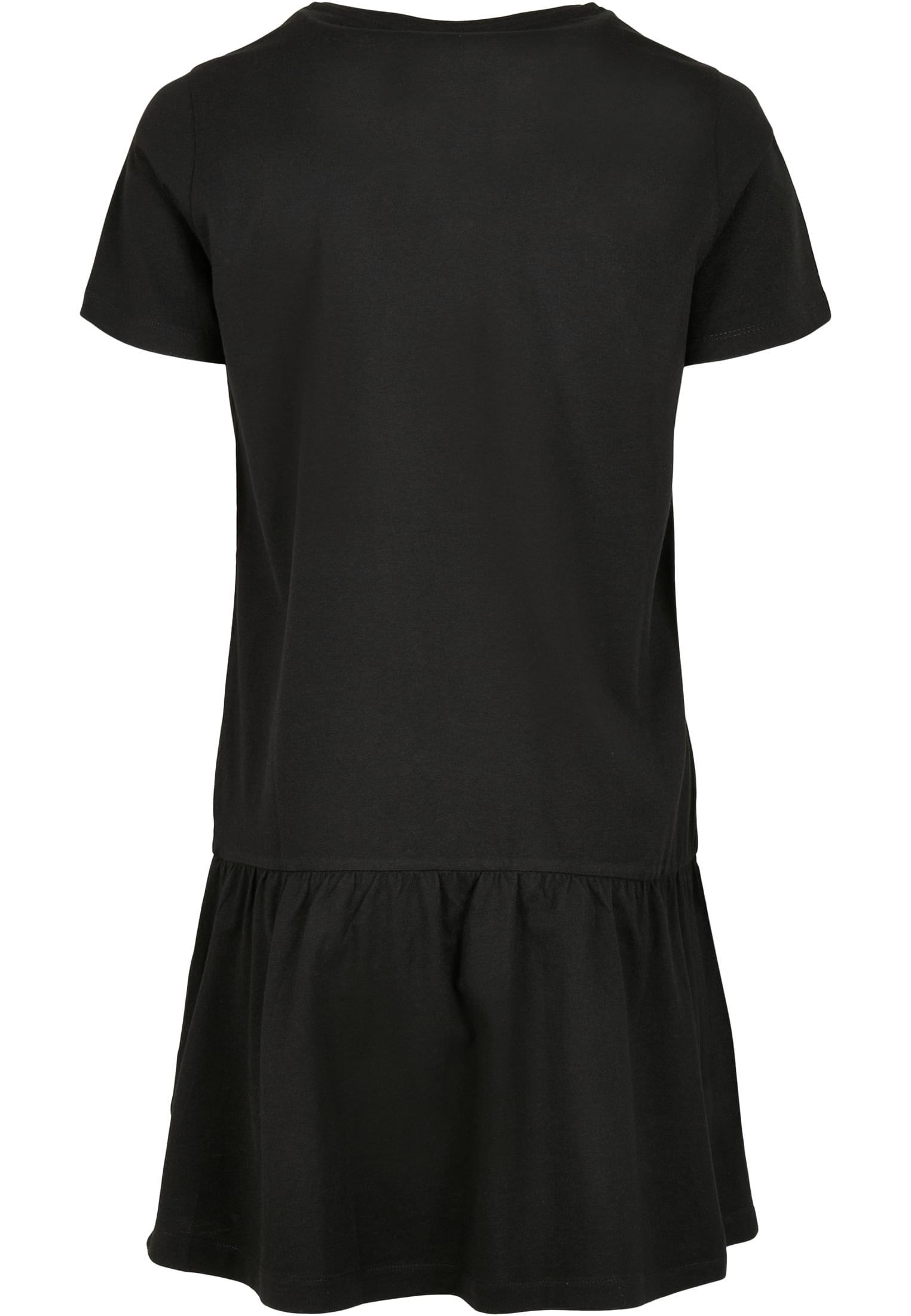 Ladies Valance Tee Dress | black