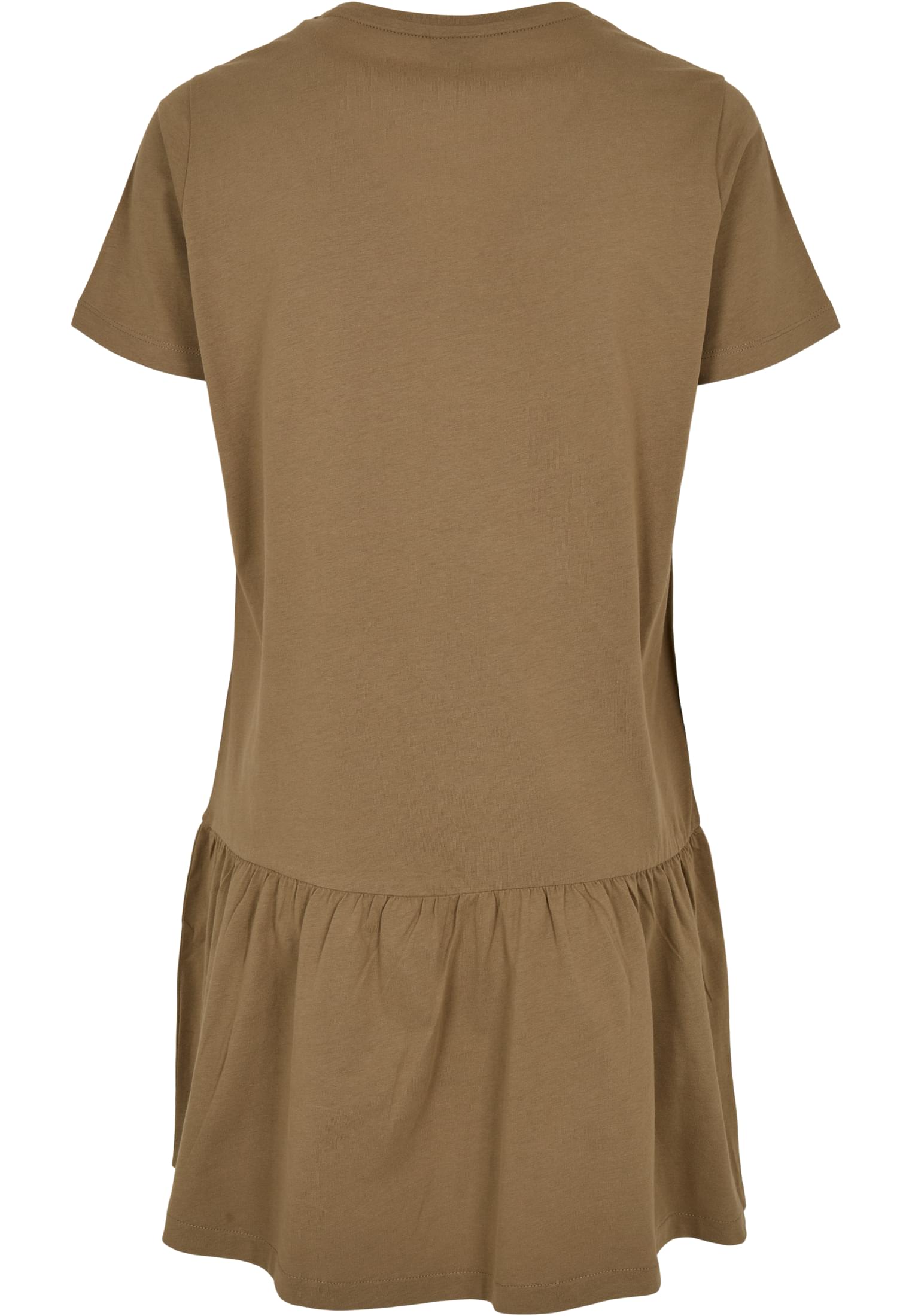 Ladies Valance Tee Dress | khaki