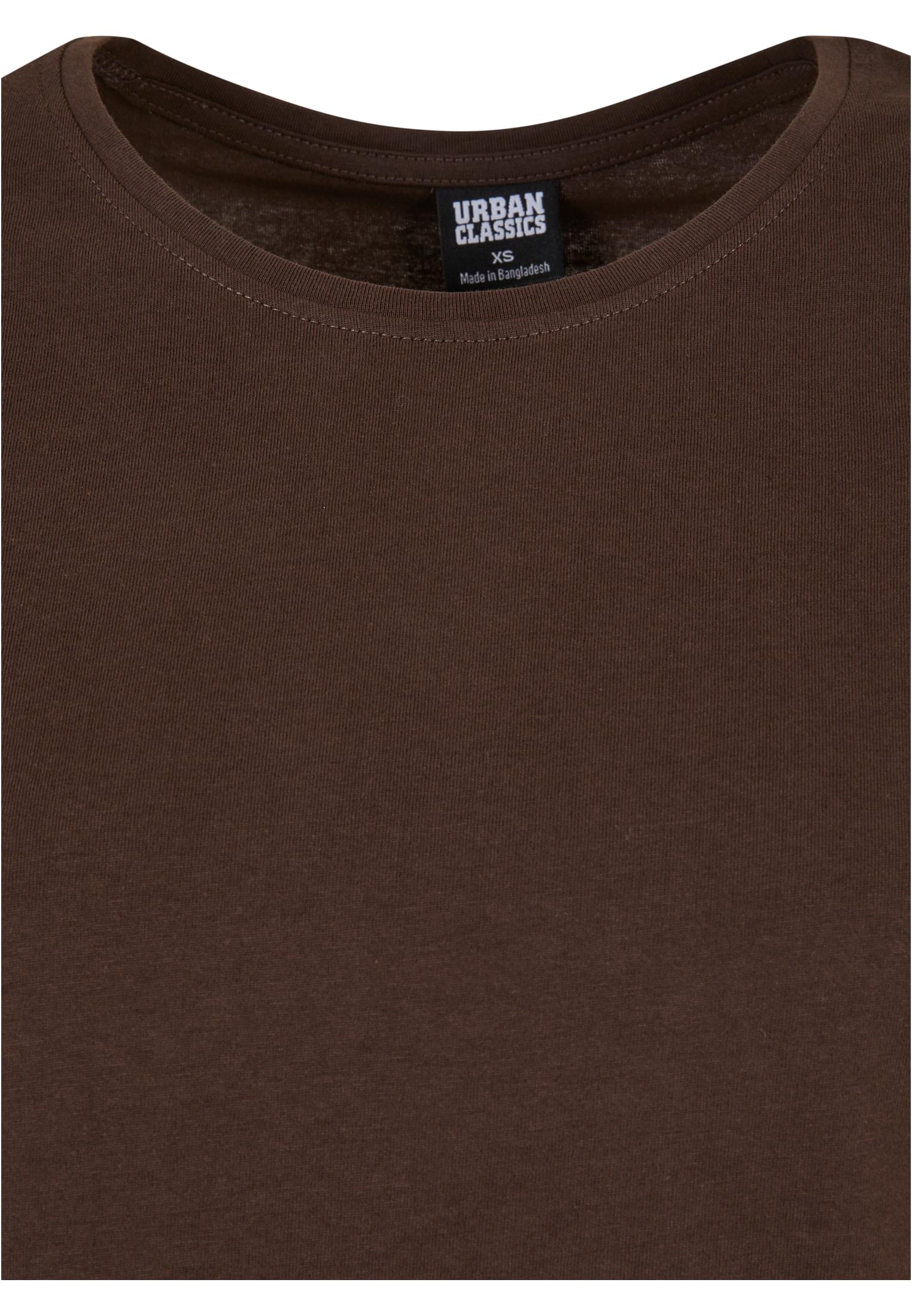 Ladies Valance Tee Dress | brown