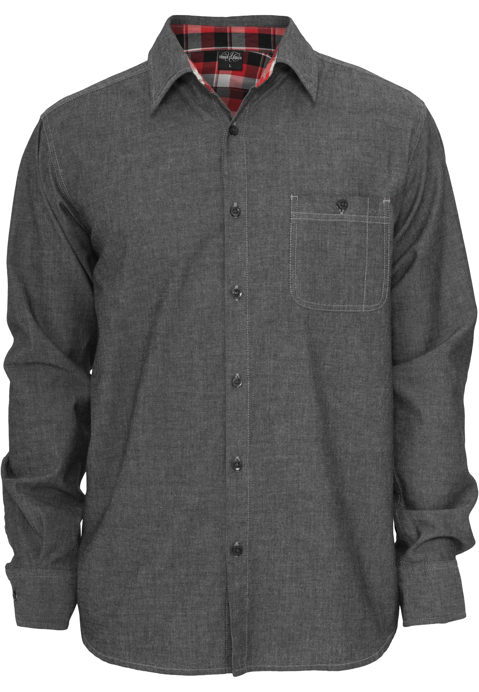 Chambray Shirt | charcoal